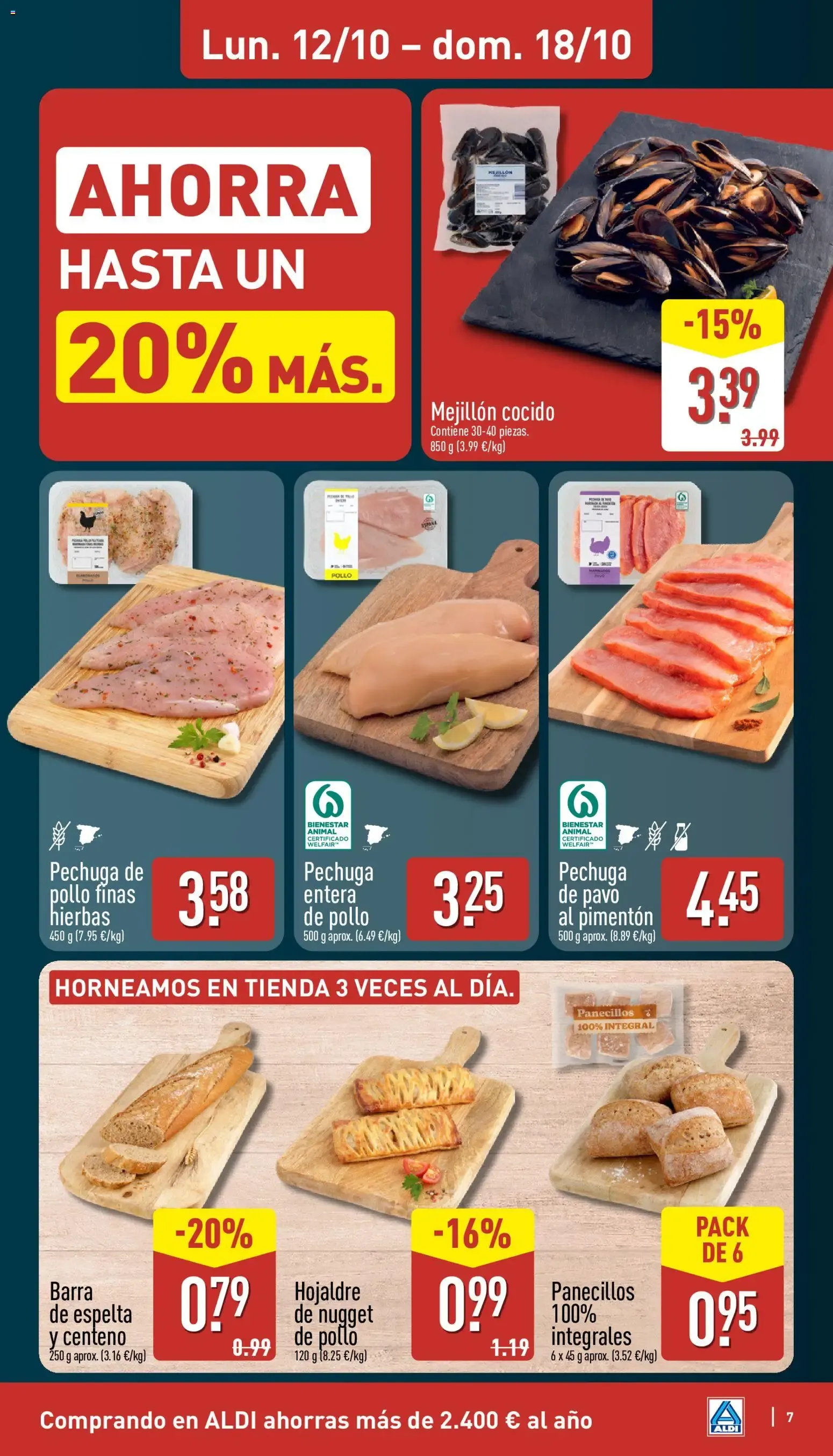 Catálogo de Máxima frescura. Mínimo precio. Es de ALDI. 12 de octubre al 18 de octubre 2026 - Página 7