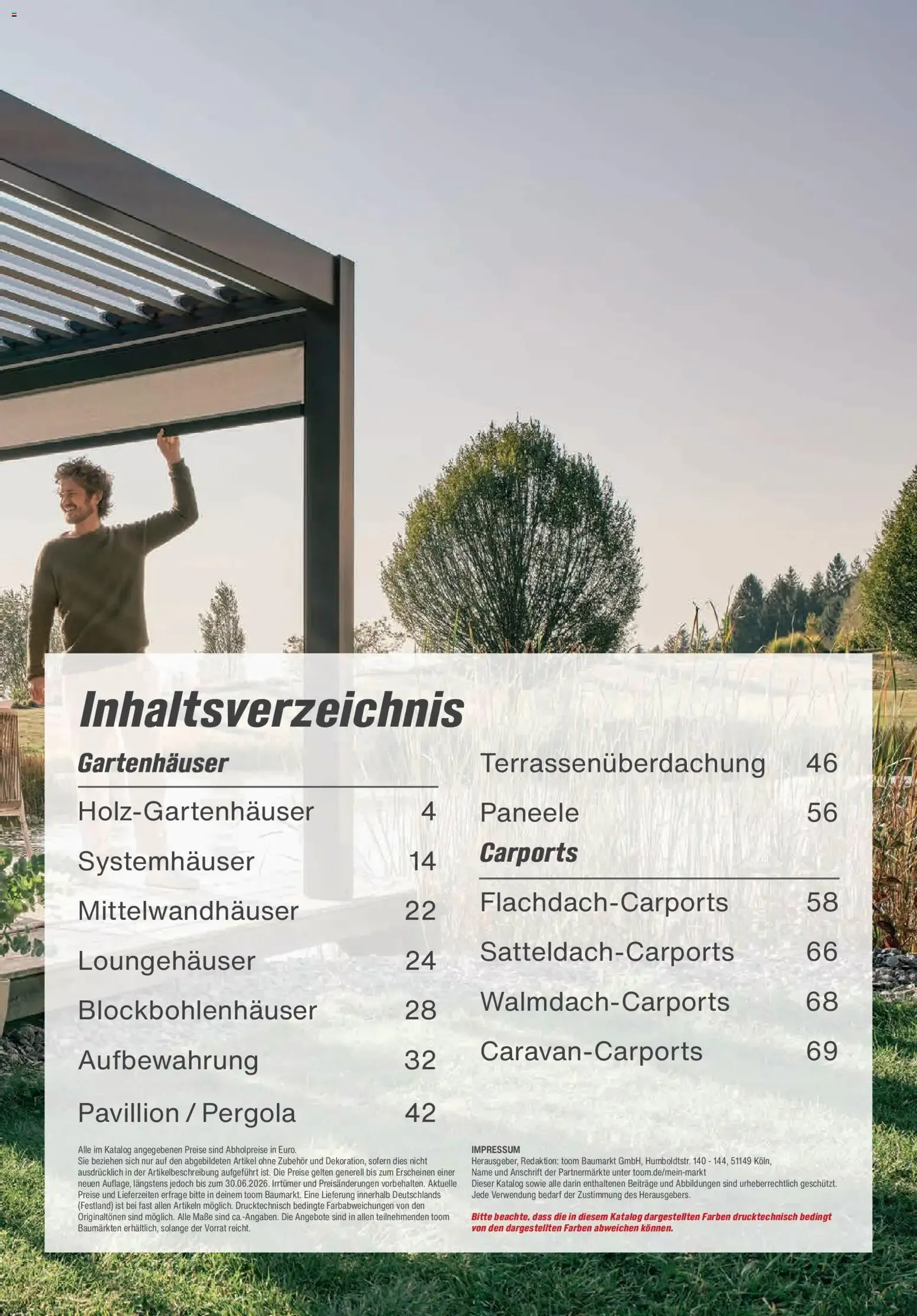 Toom Baumarkt Gartenhäuser & Carports 2026 (ab 20.02.2026) zum Blättern von 20. Februar bis 30. Juni 2026 - Prospekt seite 3
