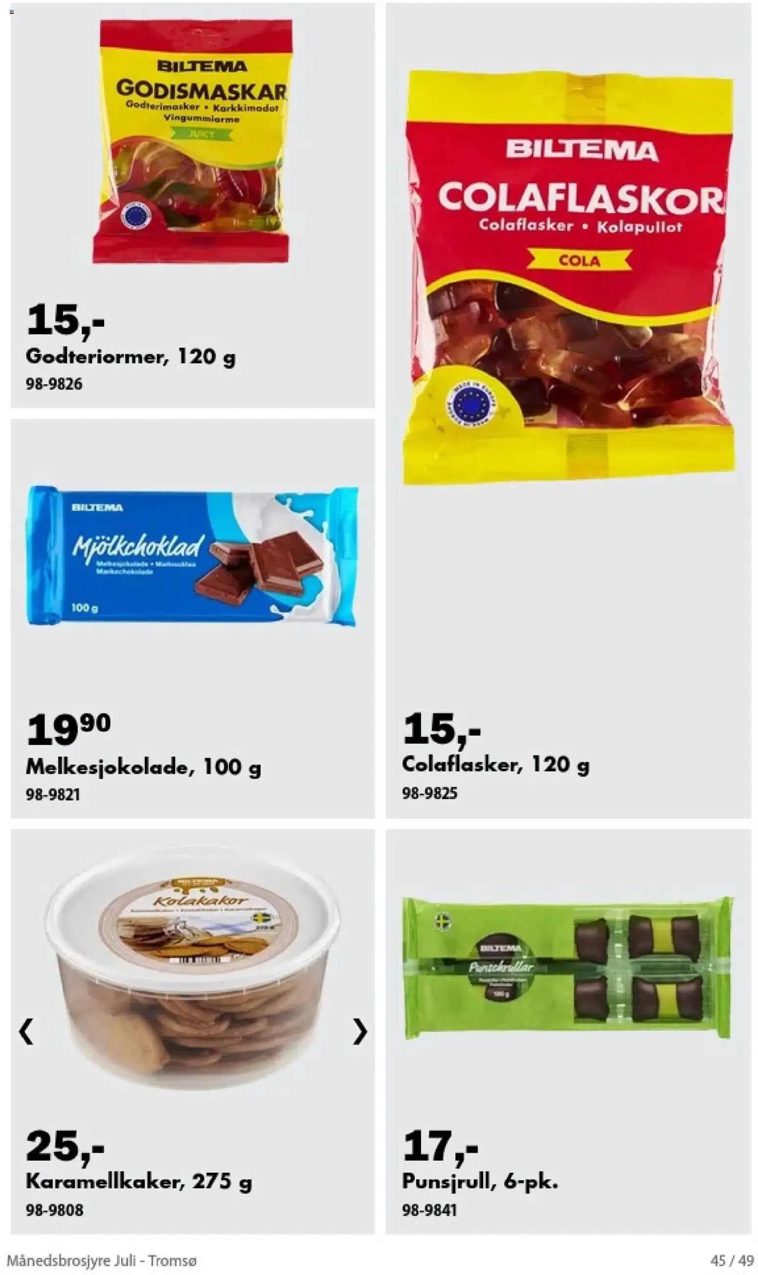 Biltema Månedsbrosjyre Juli - National (01/07/2026 - 30/07/2026) - Kundeavis og tilbud fra 1. juli til 30. juli 2026 - kundeavisside 45