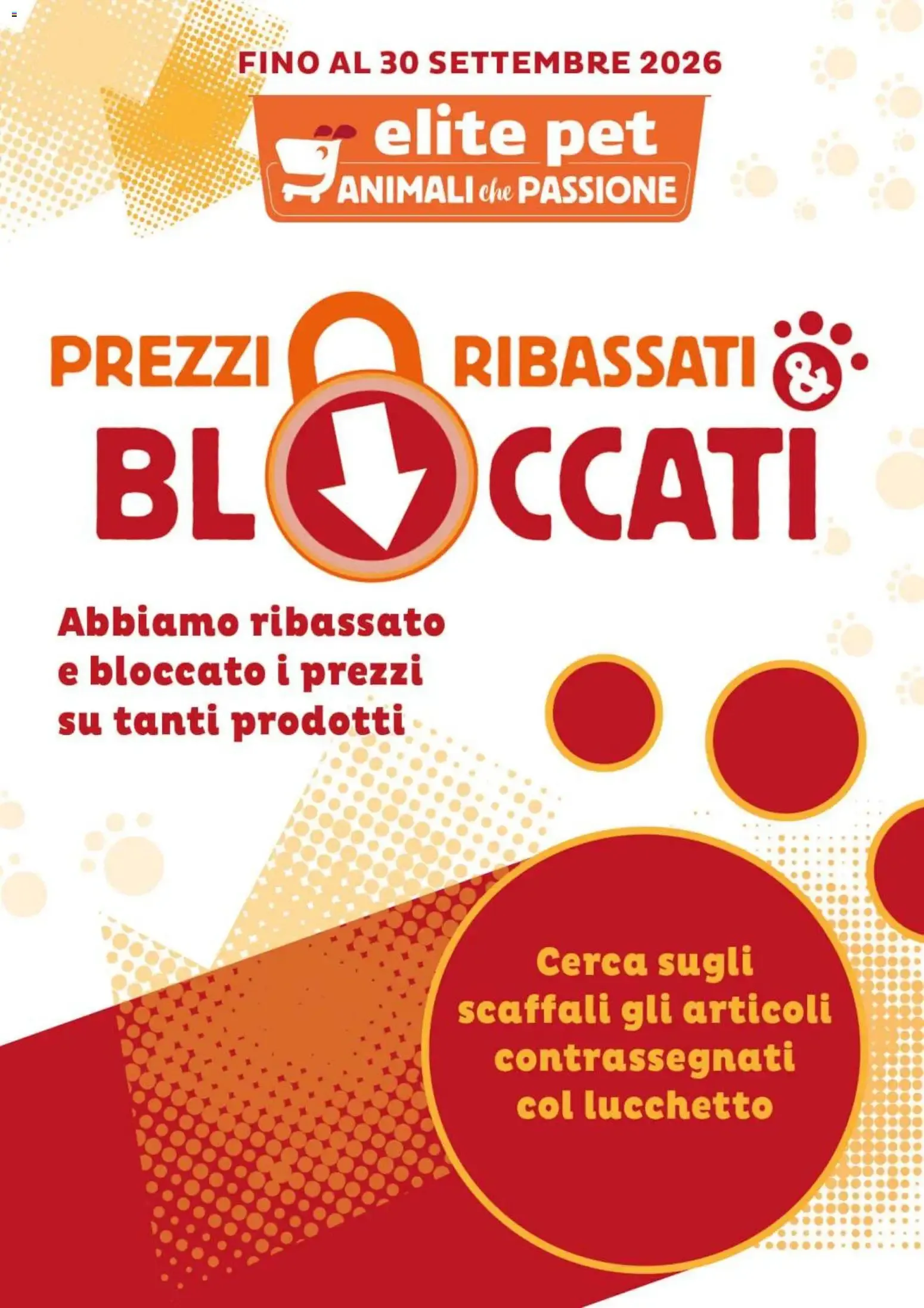 Elite Pet: Prezzi Ribassati Bloccati da 17 agosto a 30 settembre di 2026 - Pagina del volantino 1