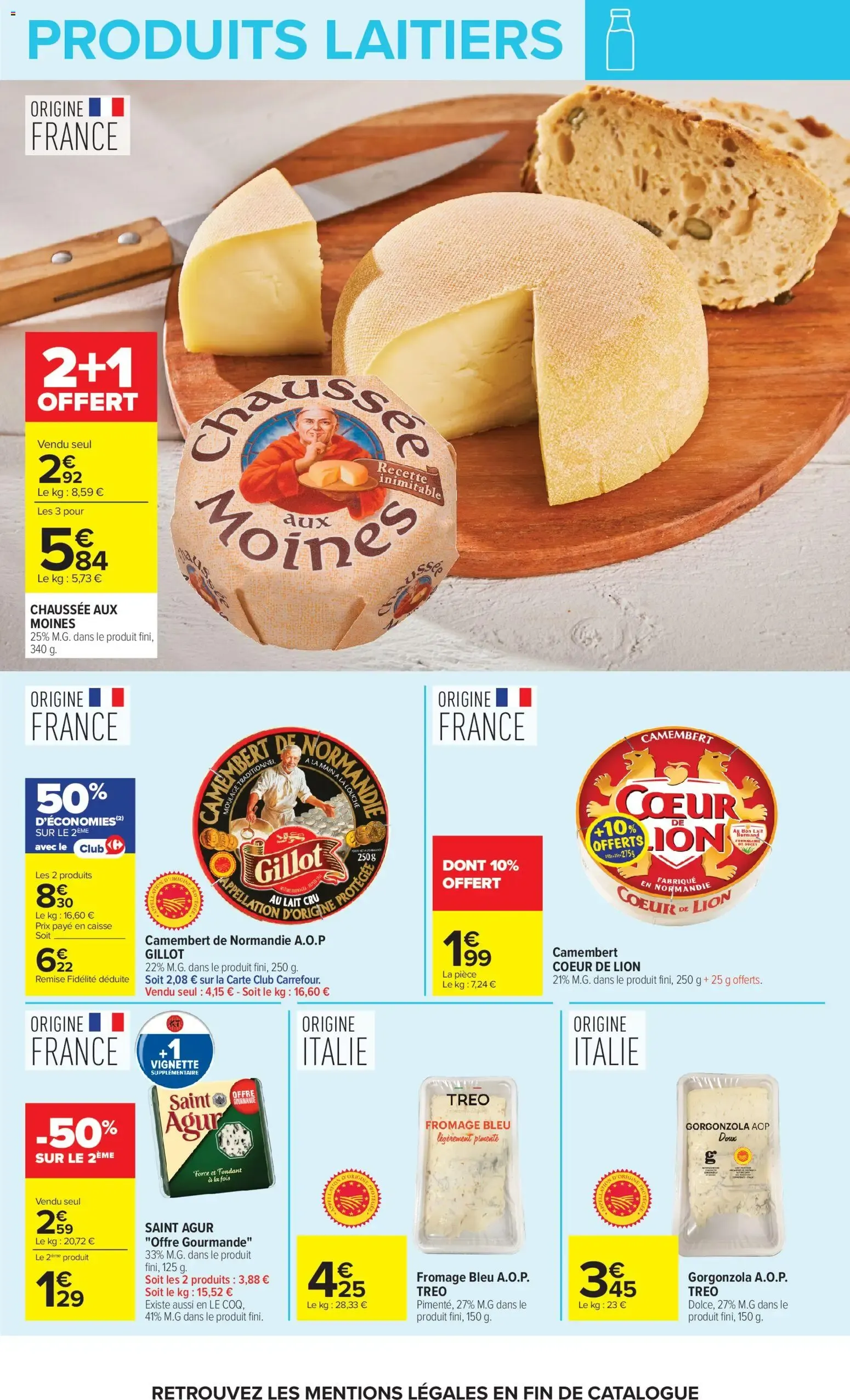 Carrefour Le mois monopoly produits laitiers à partir du 29/09/2026 - promo en ligne du 29 septembre au 12 octobre 2026 - Catalogue page 17