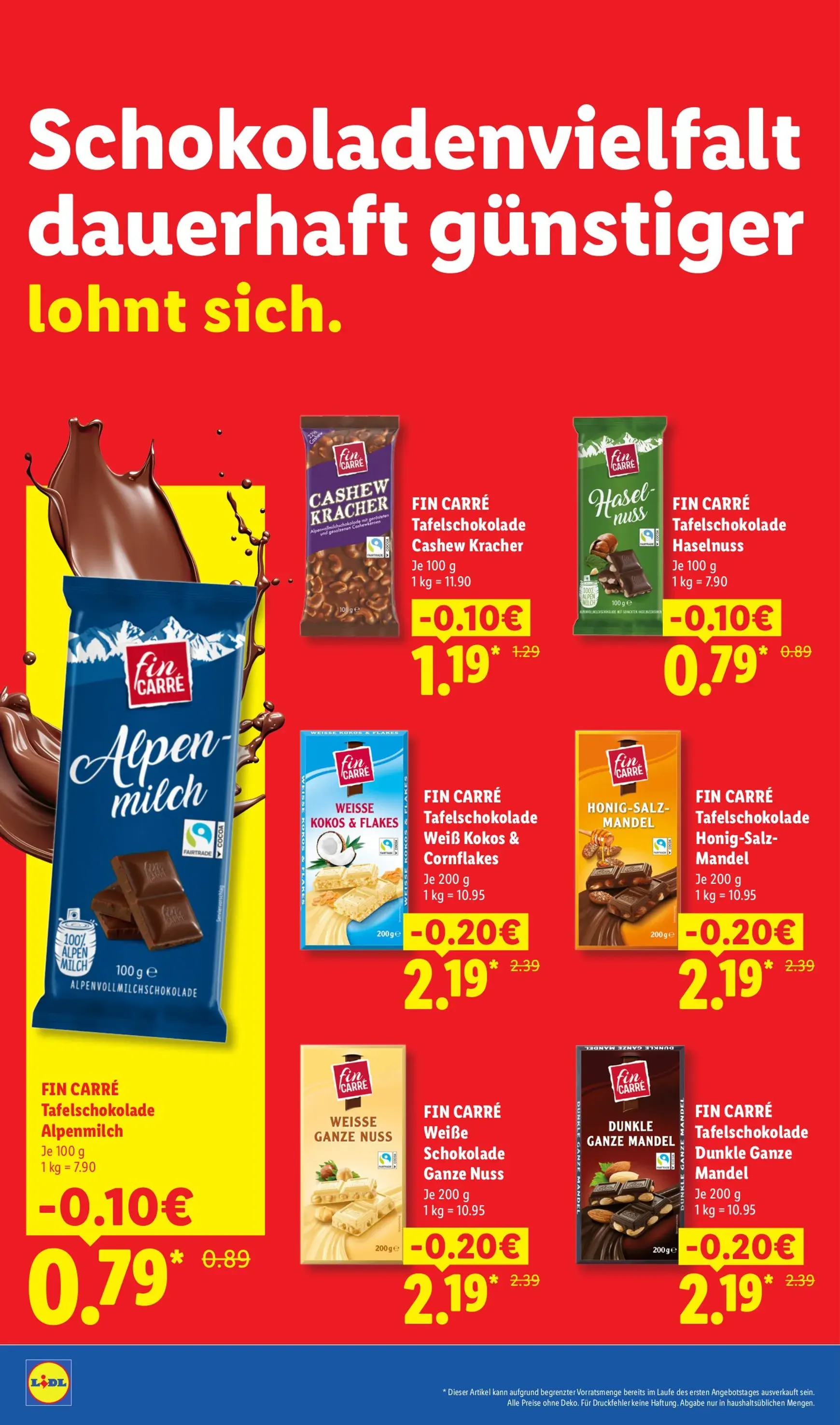 Lidl - Der Preisführer macht Deutschland dauerhaft günstiger! von 1. Juli bis 31. August 2026 - Prospekt seite 10