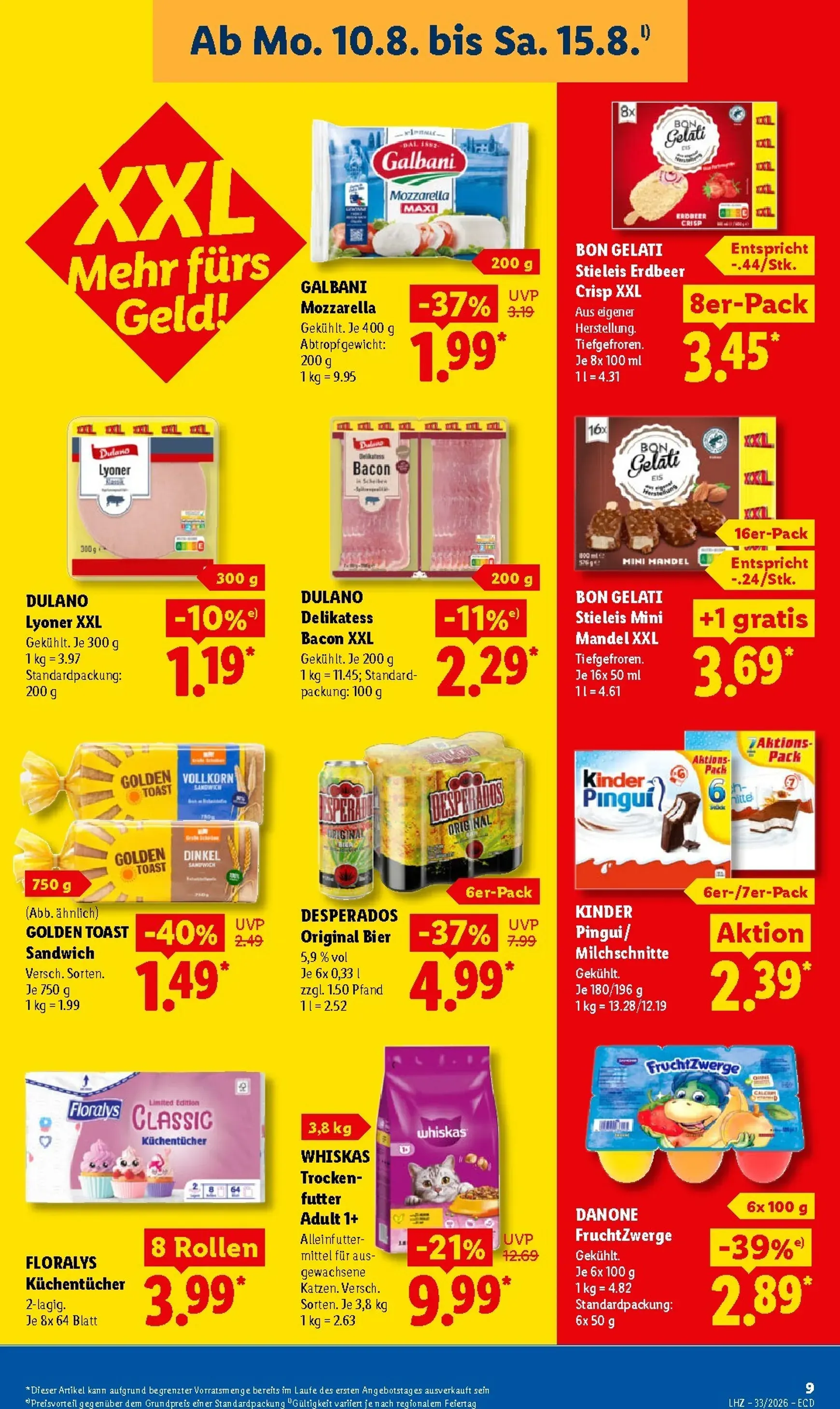 Lidl Prospekt – von Montag 10.08.2026 bis Samstag 15.08.2026 von 10. August bis 15. August 2026 - Prospekt seite 21