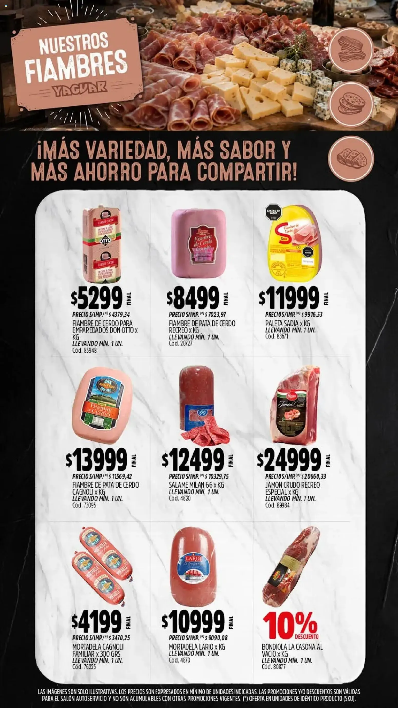 Ofertas de MAYORISTA YAGUAR OFERTAS SALVAJES 3 de agosto al 8 de agosto 2026 - Página 8 del catálogo