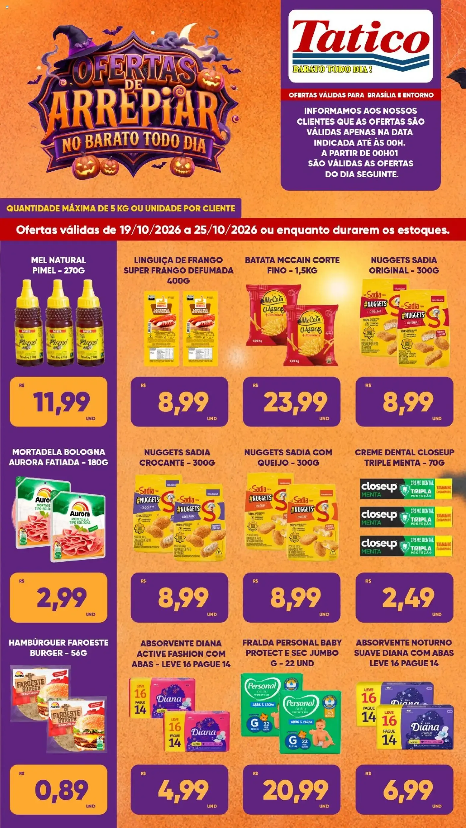 Encarte de Tatico - Ofertas de Arrepiar no Barato Todo Dia! 19 de outubro até 25 de outubro 2026 - Pagina 5