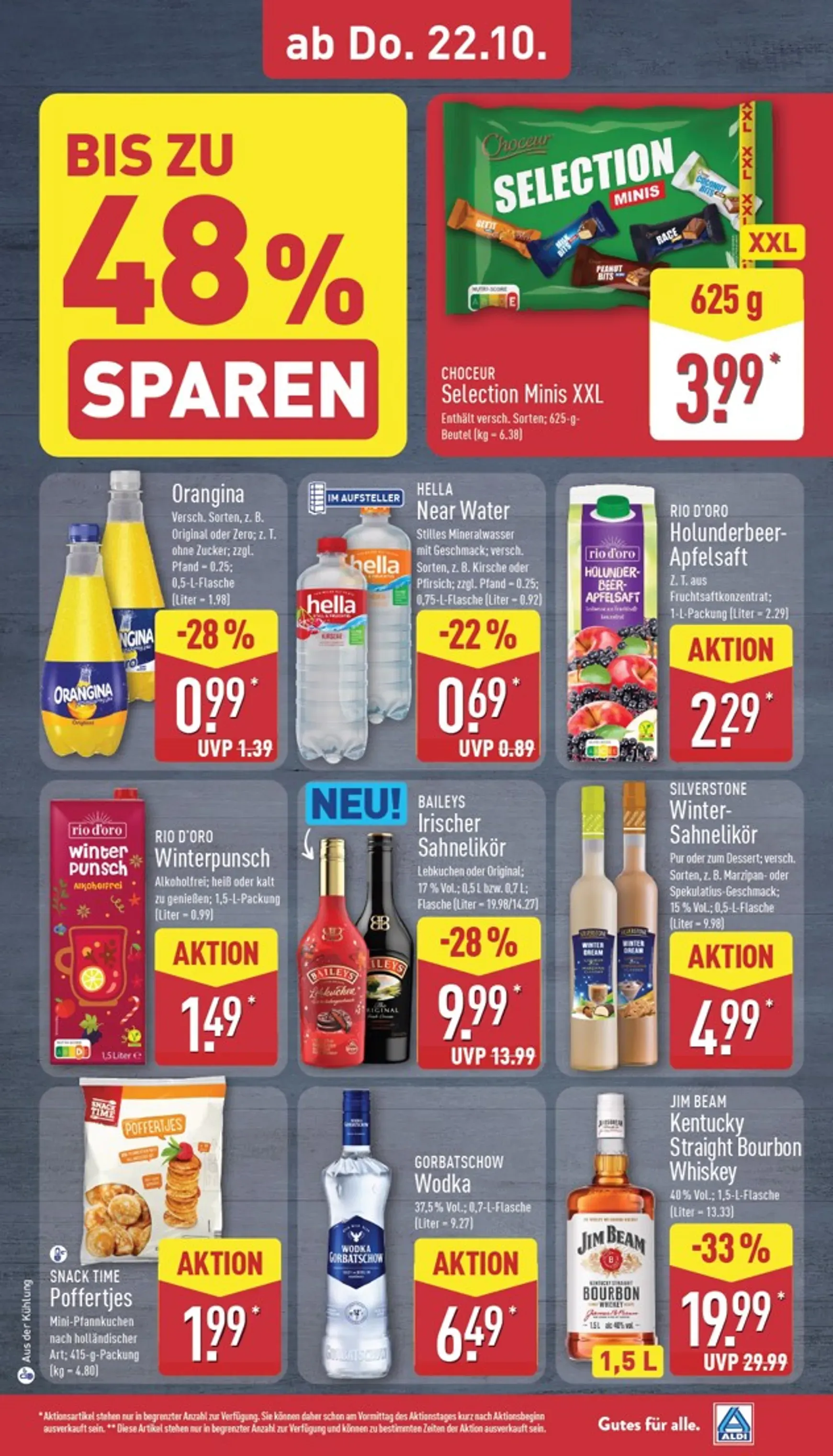 ALDI: Gutes für alle. Zum ALDI Preis. von 19. Oktober bis 24. Oktober 2026 - Prospekt seite 35
