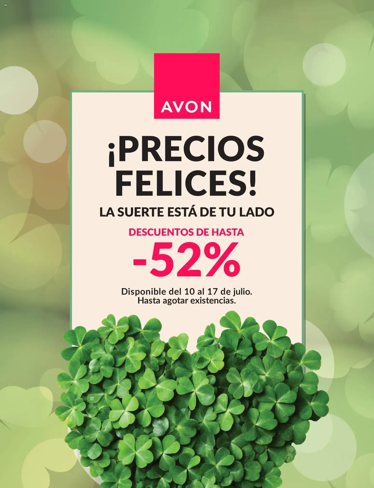 Catálogo de Avon Precios Felices del 10/07/2026 10 de julio al 17 de julio 2026 - Página 1