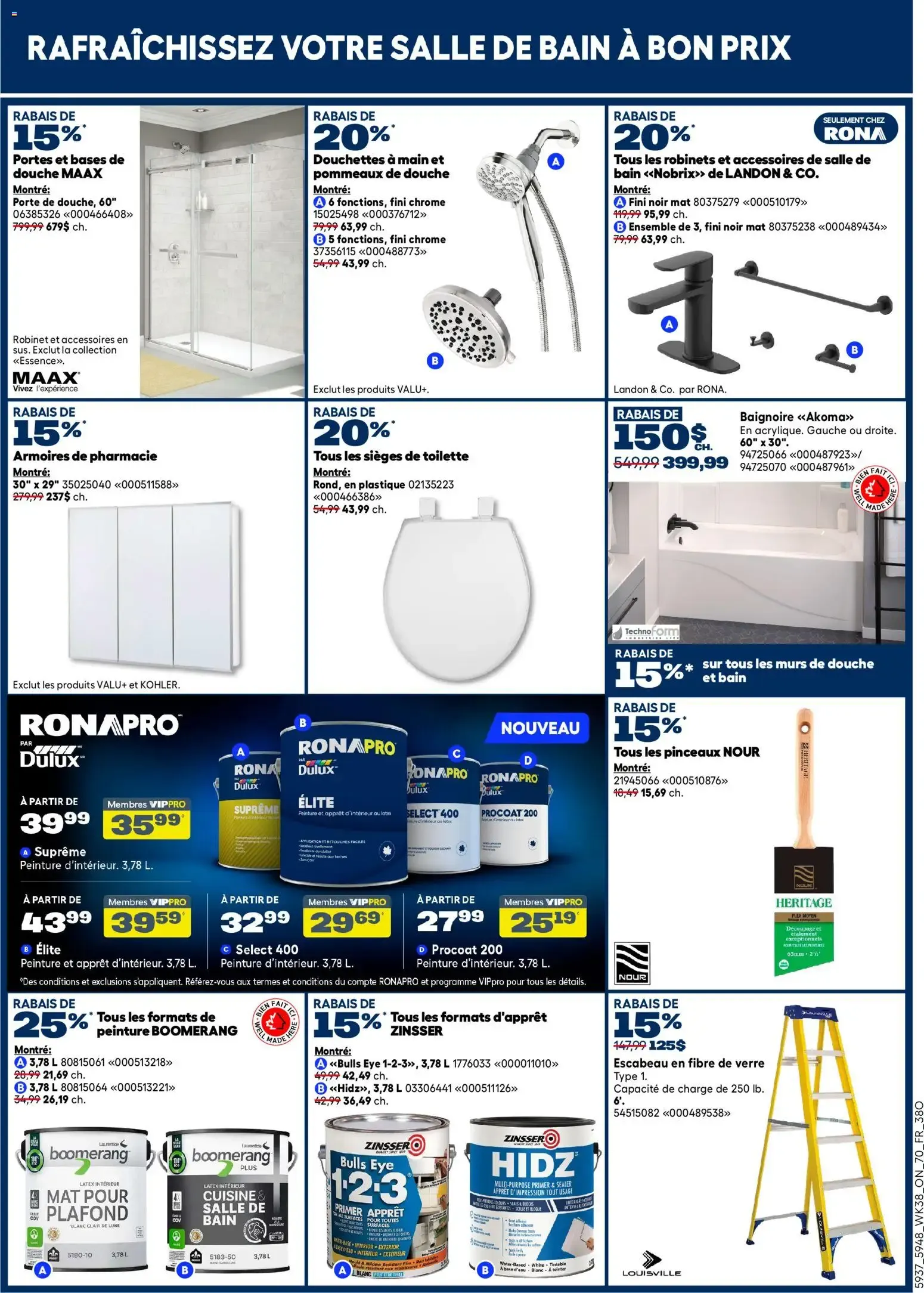Rona circulaire from Oct 15, 2026 > weekly specials & deals from October 15 to October 28 2026 - flyer page 9