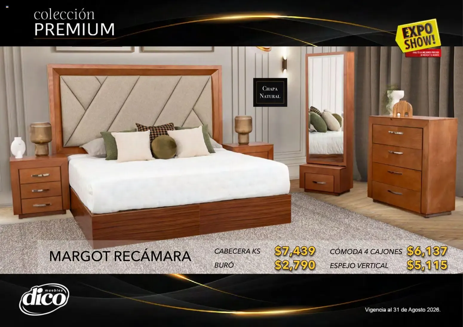 Catálogo de Muebles Dico Catálogo: Colección Premium y Expo Show! 1 de agosto al 31 de agosto 2026 - Pagina 34