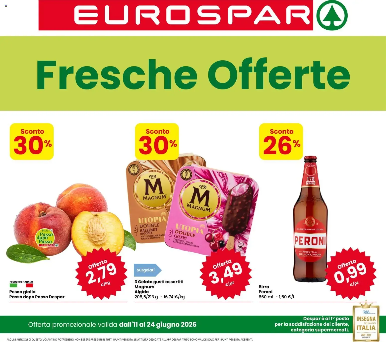 Eurospar Fresche Offerte
