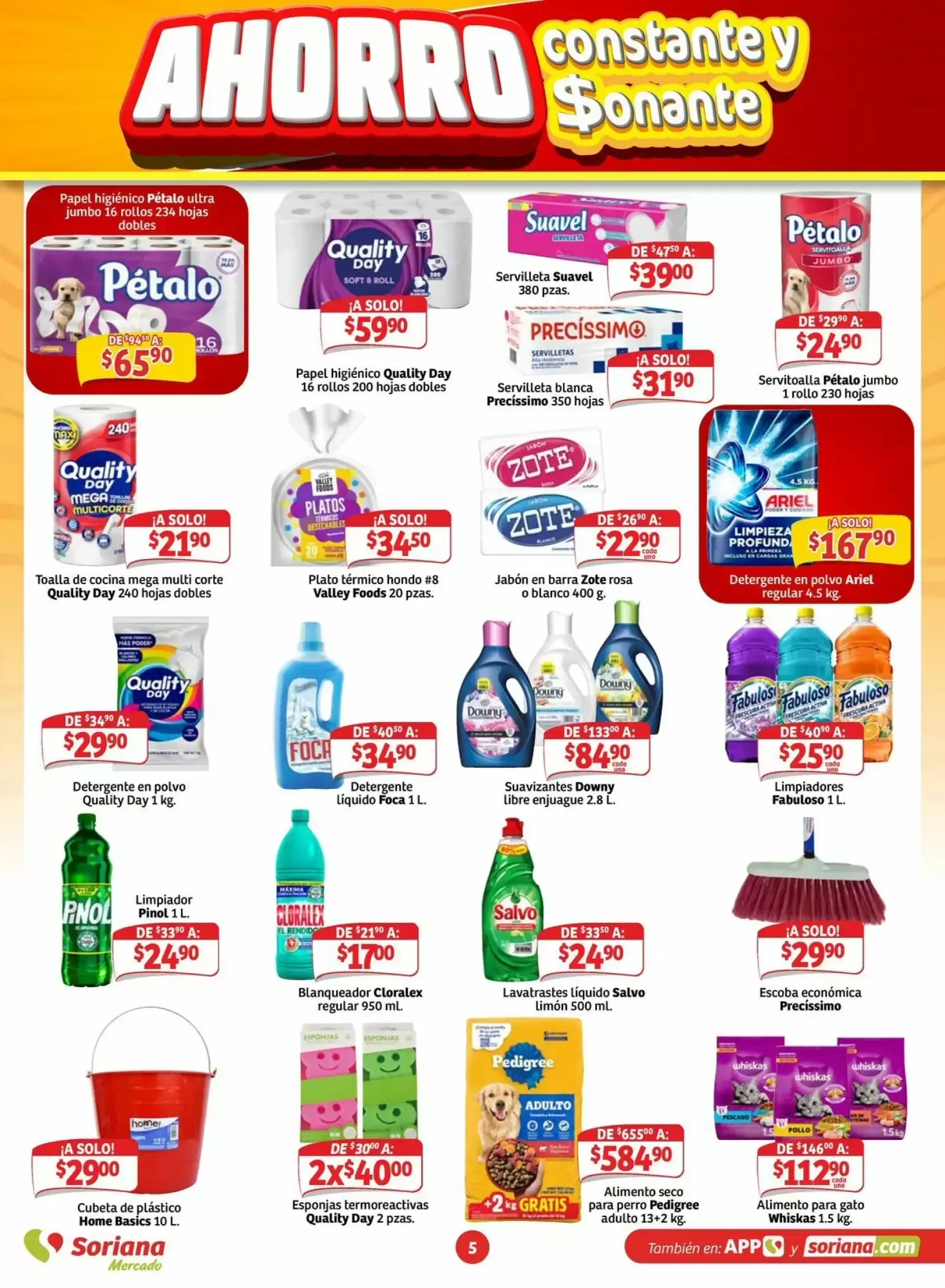 Catálogo de Soriana Mercado AHORRO constante y Sonante 6 de agosto al 12 de agosto 2026 - Pagina 5