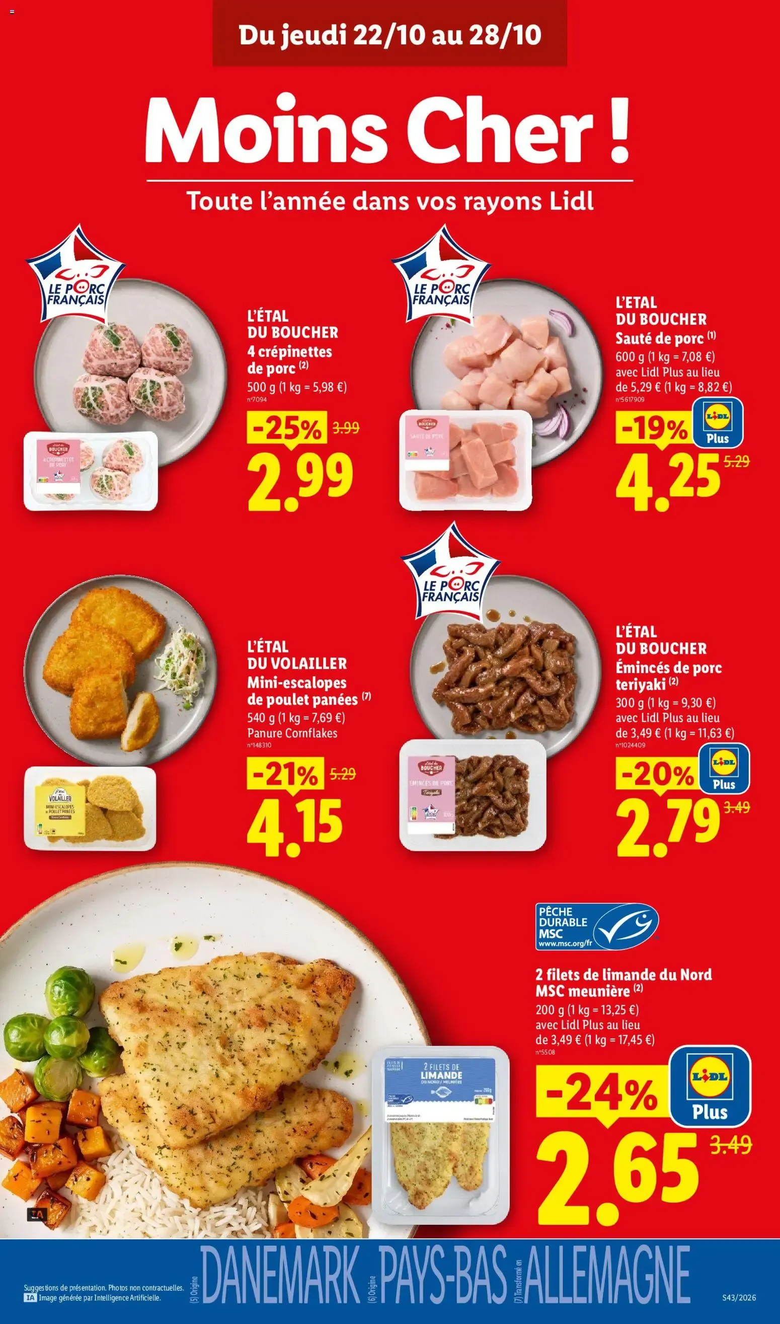 Lidl: Le Moins Toujours Plus du 22 octobre au 28 octobre 2026 - Catalogue page 11