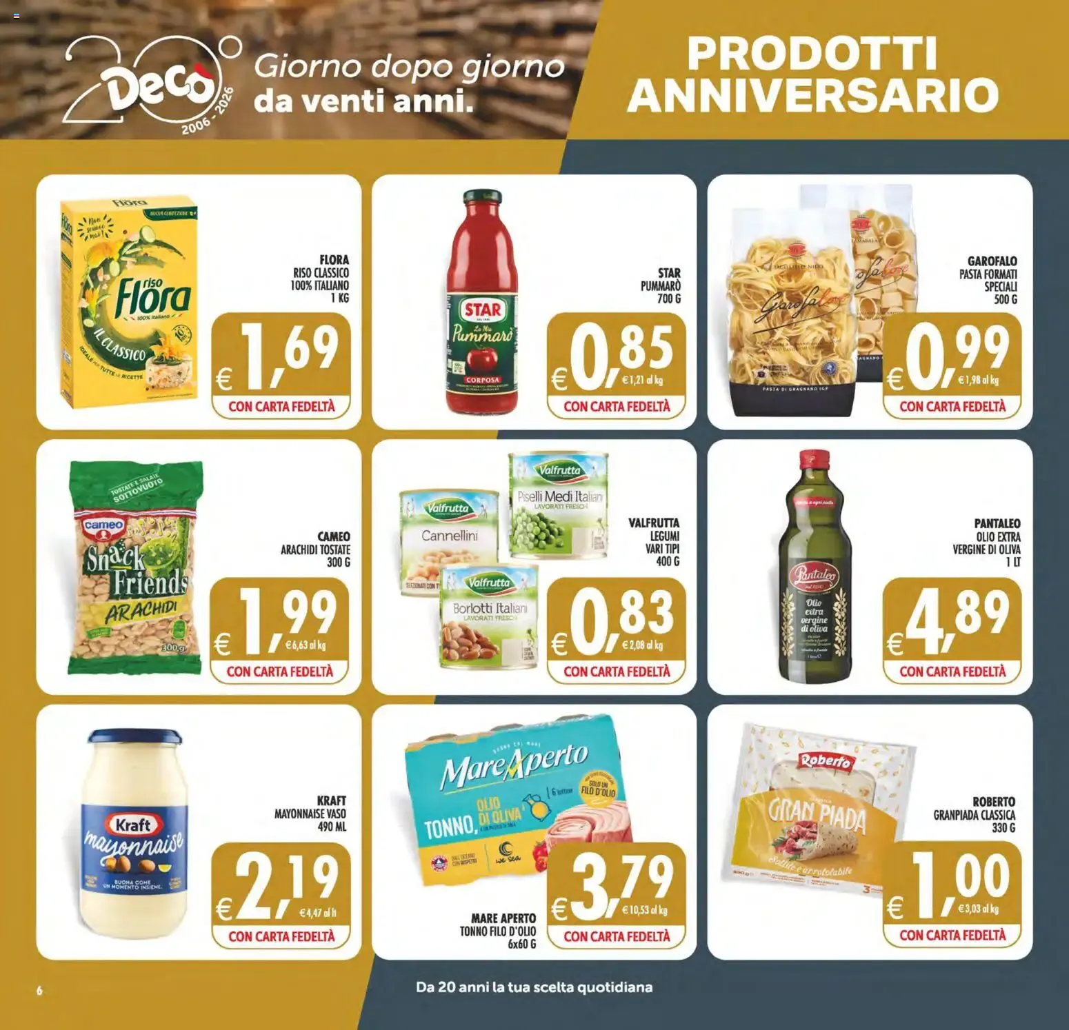 Nuovo Decò volantino Maxistore, Supermercati Lipari dal 22/09/2026 > offerte anteprima 🛍️ da 22 settembre a 1 ottobre di 2026 - Pagina del volantino 6