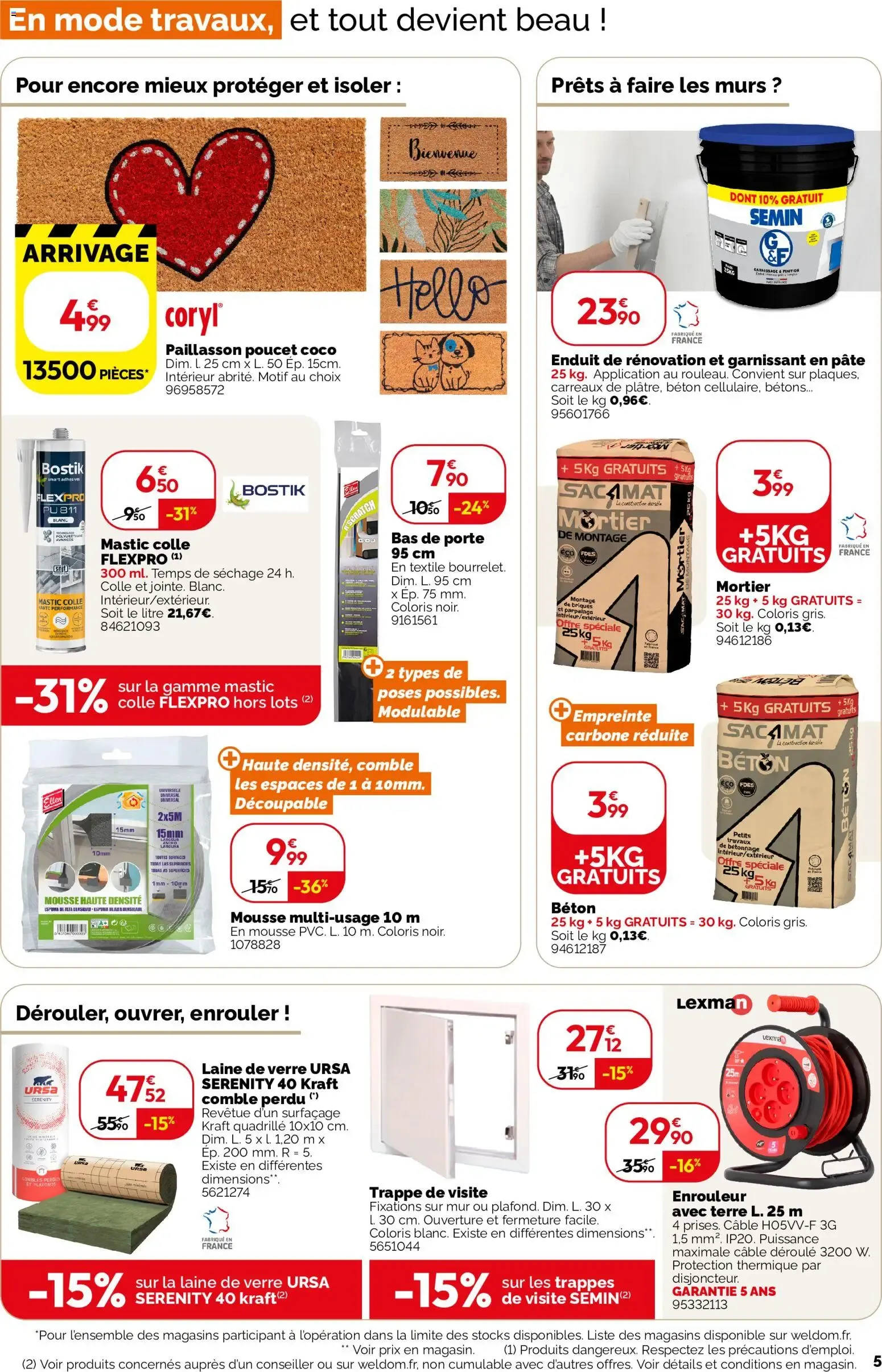 Weldom catalogue à partir du 16/09/2026 - promo en ligne du 16 septembre au 13 octobre 2026 - Catalogue page 5