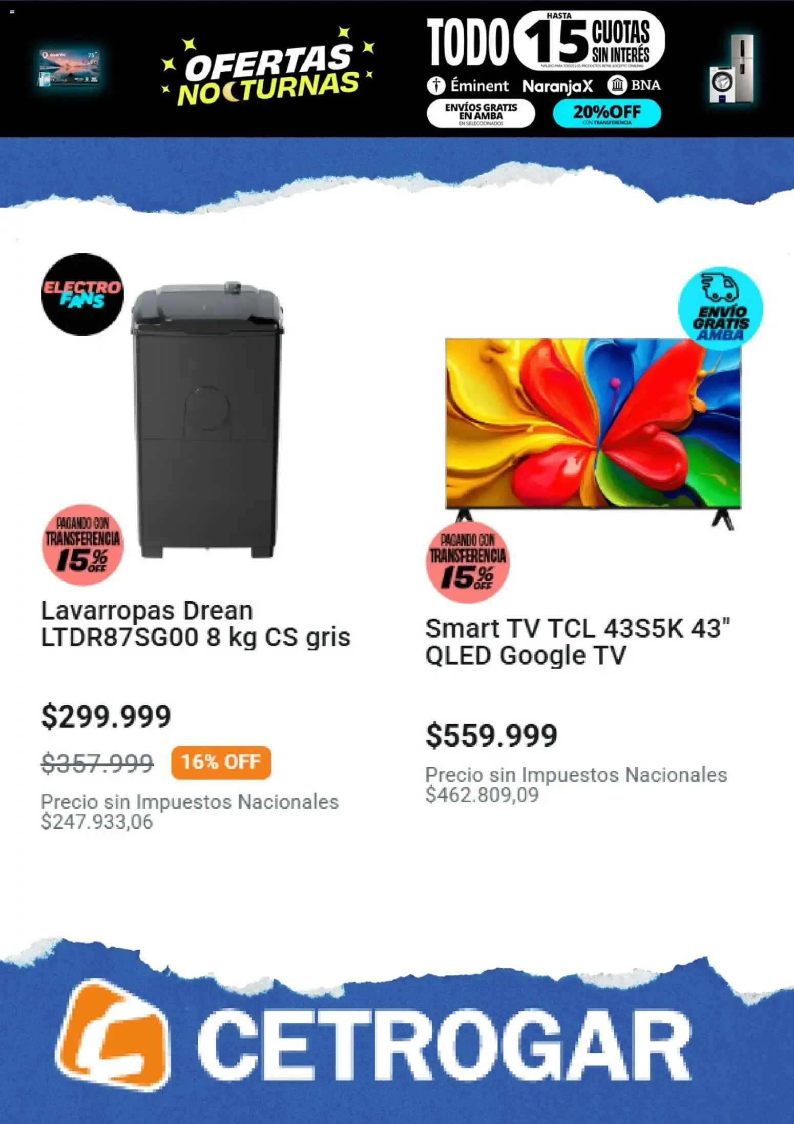Ofertas de Cetrogar Electro Fans Celulares 7 de septiembre al 13 de septiembre 2026 - Página 5 del catálogo