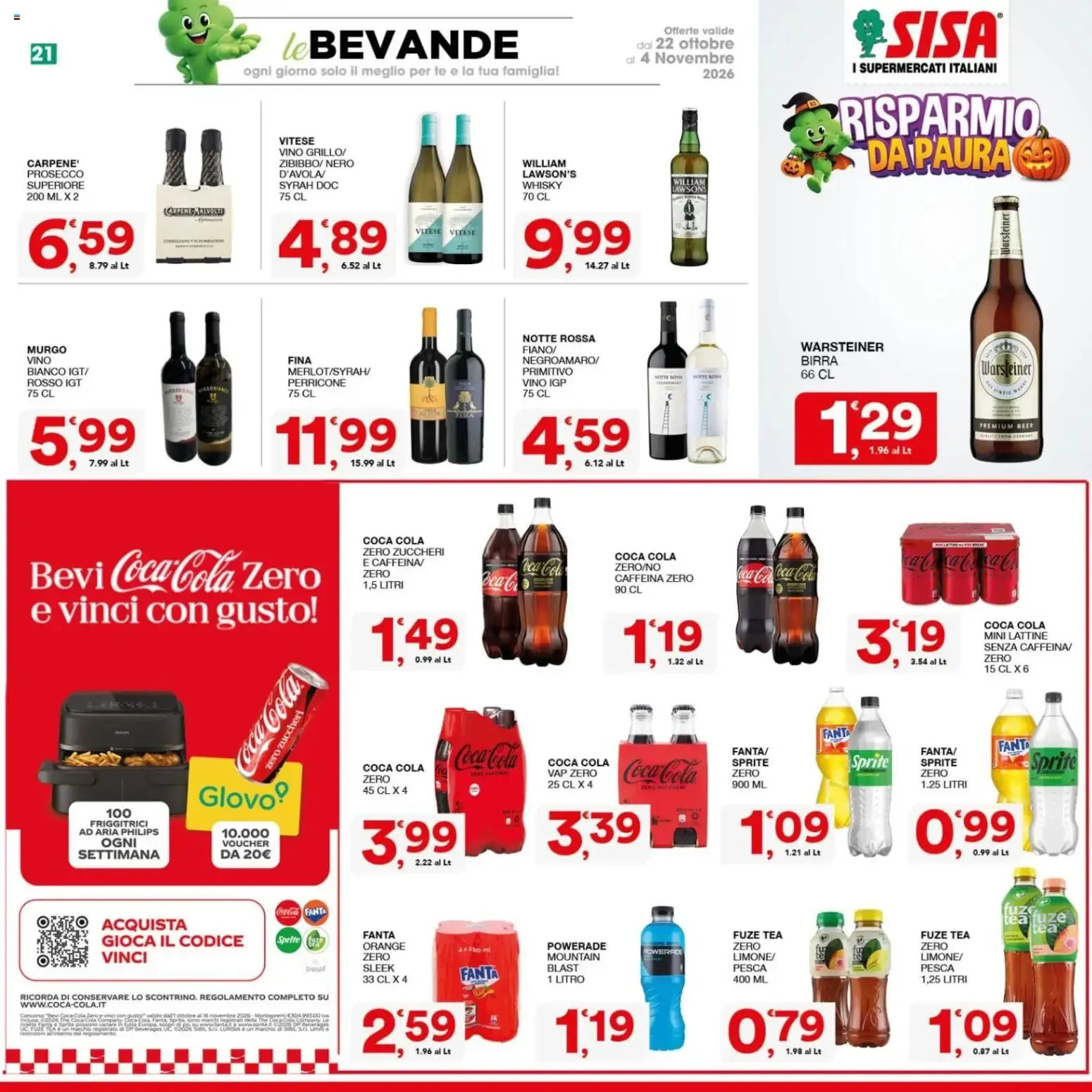 Nuovo Halloween volantino di SISA dal 22/10/2026 > offerte anteprima 🍂 da 22 ottobre a 4 novembre di 2026 - Pagina del volantino 20