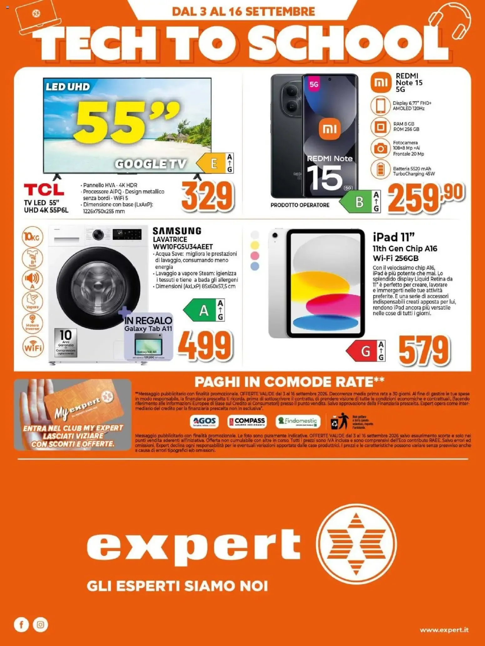 Expert Tech To School da 3 settembre a 16 settembre di 2026 - Pagina del volantino 34