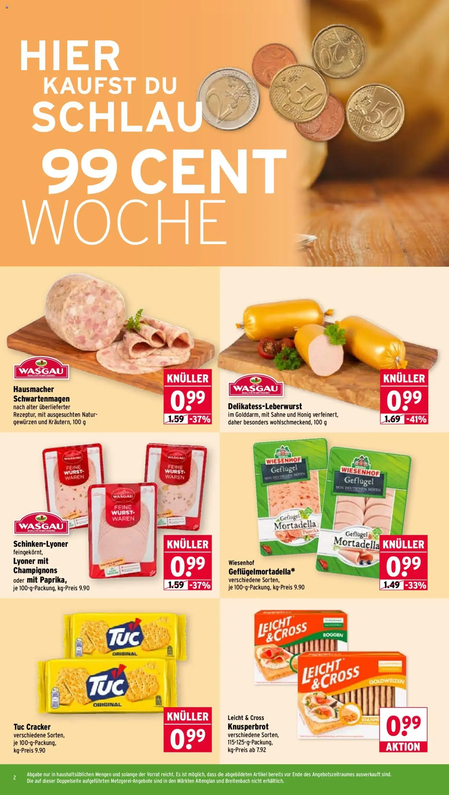 Wasgau Prospekt (ab 20.07.2026) zum Blättern von 20. Juli bis 25. Juli 2026 - Prospekt seite 2