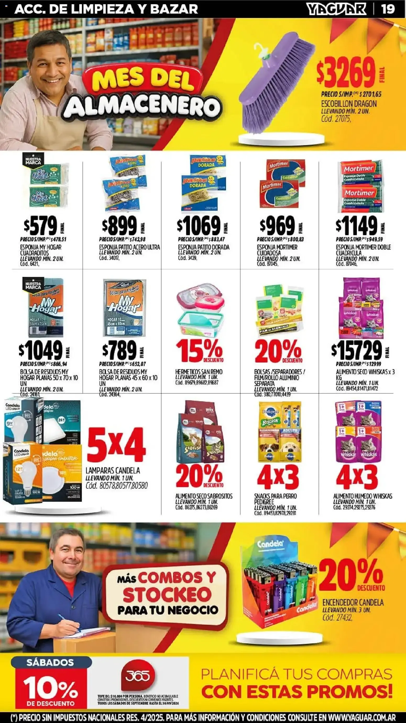 Ofertas de Mayorista Yaguar - Mes del Almacenero - P. Chacabuco 21 de septiembre al 27 de septiembre 2026 - Página 19 del catálogo