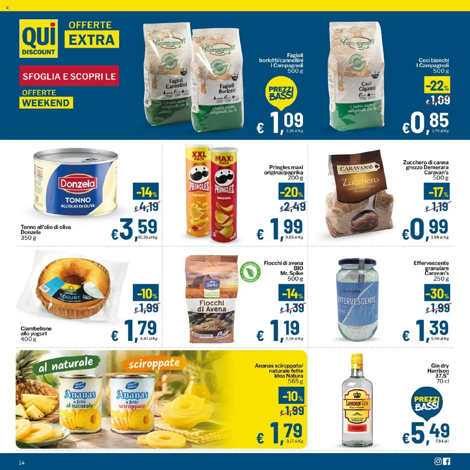 Qui Discount volantino dal 20/10/2026 - online Offerte da 20 ottobre a 1 novembre di 2026 - Pagina del volantino 14