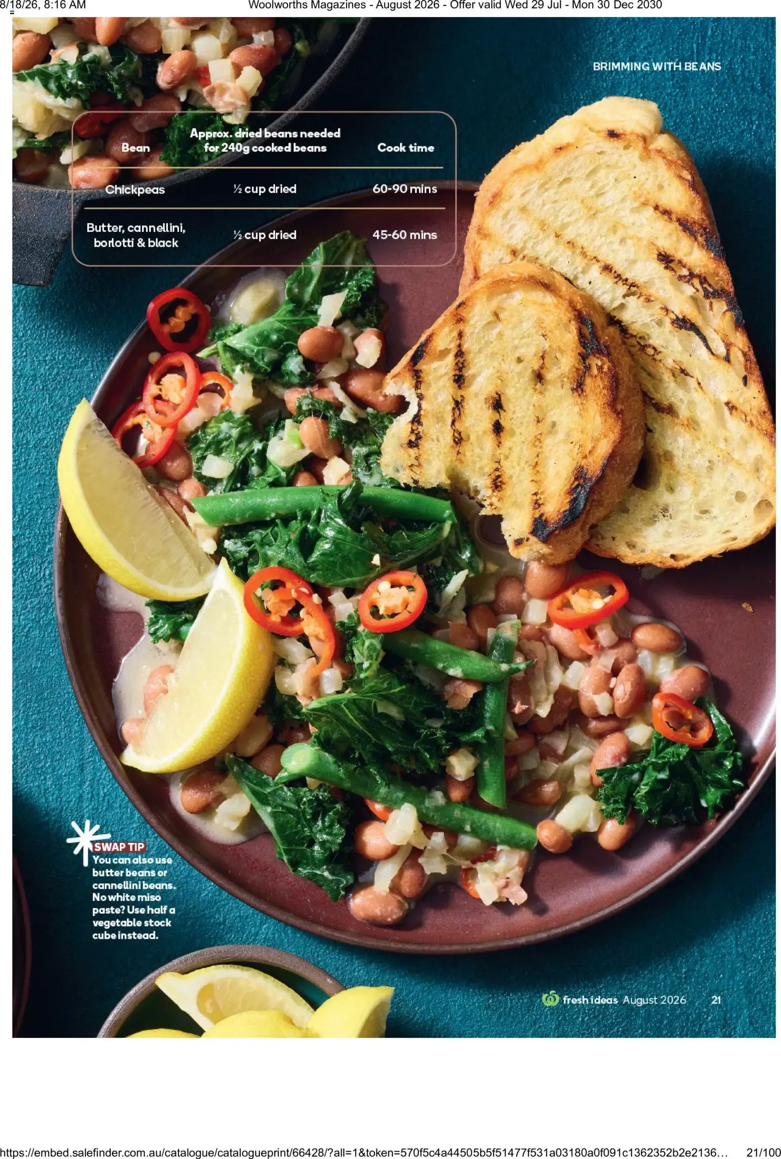 Woolworths Fresh Ideas - August 2026 - Catalogue valid from 29 July to 30 December 2030 - page 21