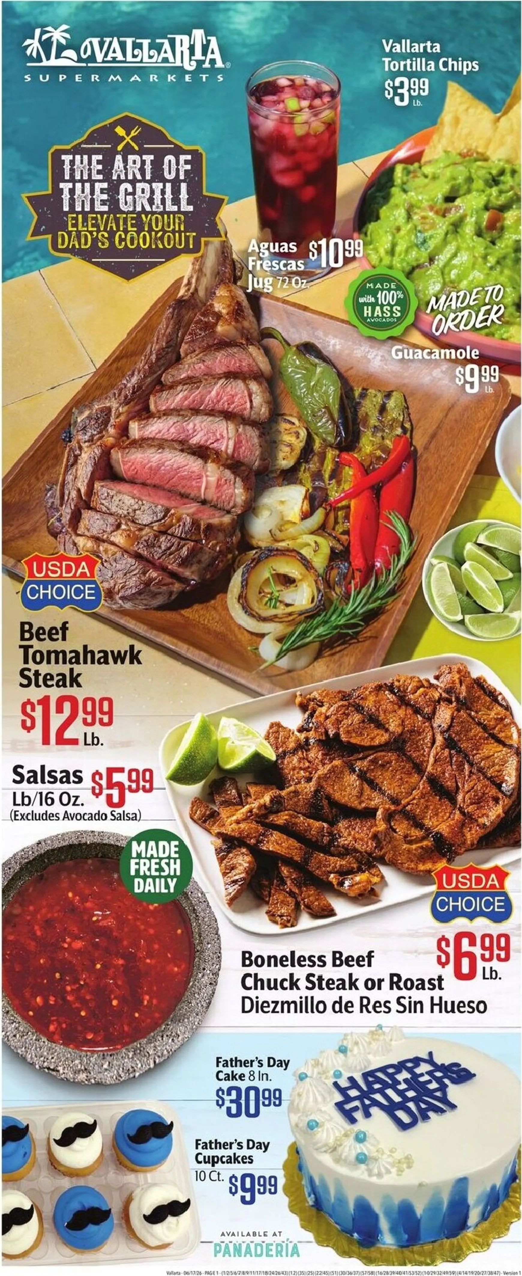 Current Vallarta leaflet valid from Wednesday 06/17/2026 to Tuesday 06/23/2026