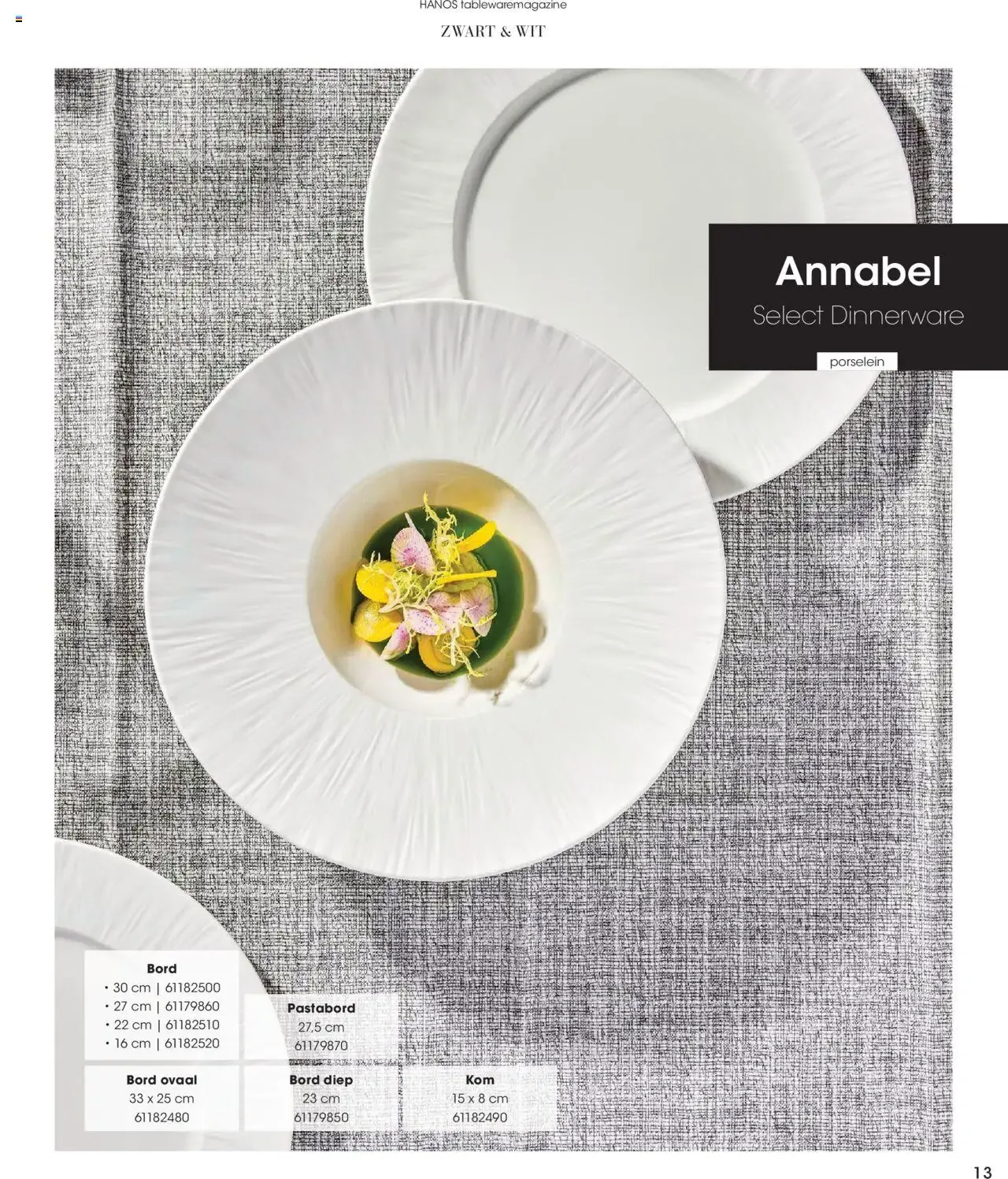 Hét TABLEWARE magazine voor de horeca van 1 september tot 31 december 2026 - Folder pagina 13