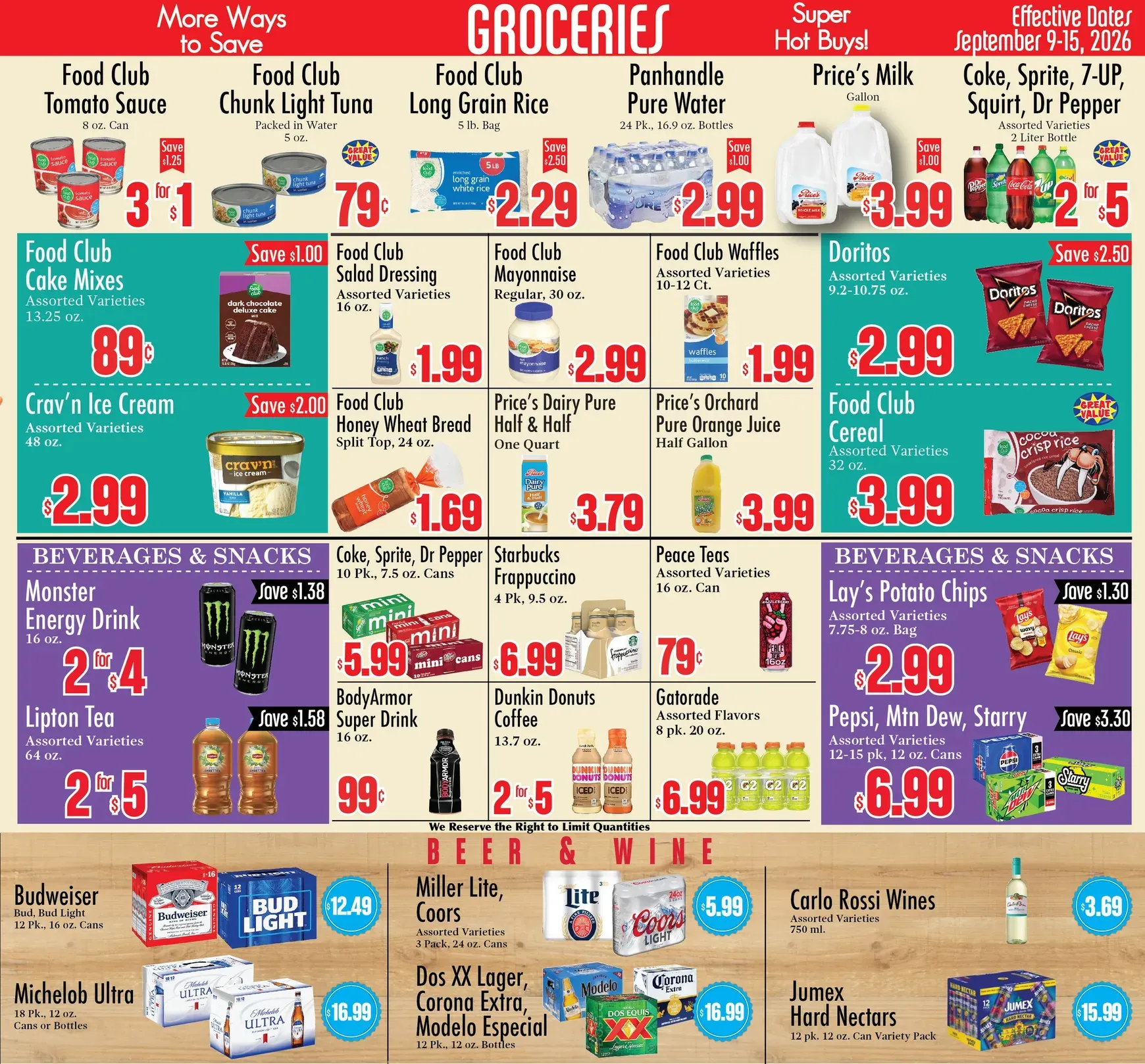 Weekly ad Current Food City leaflet valid from Wednesday 09/09/2026 to Tuesday 09/15/2026 from September 9 to September 15 2026 - Page 3