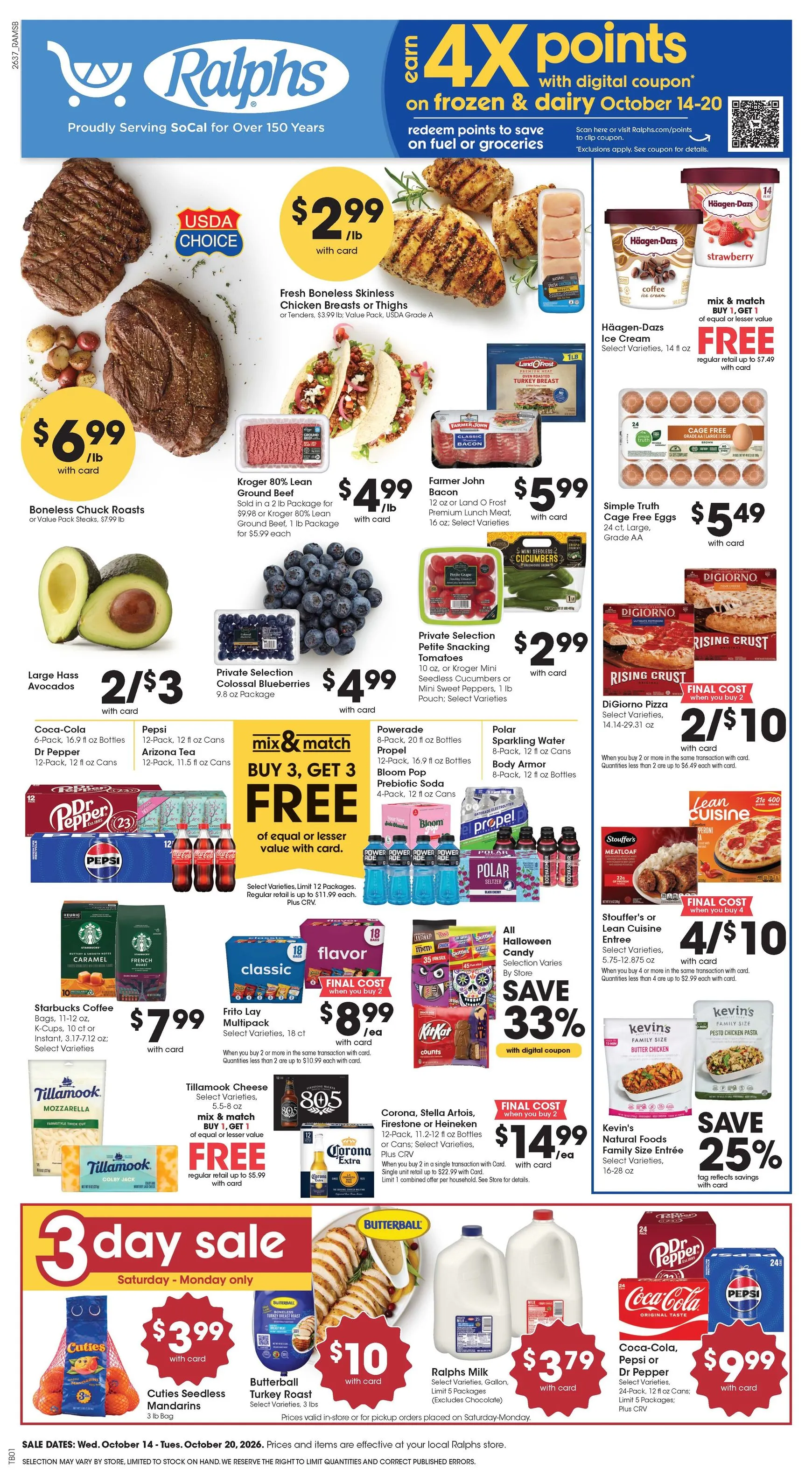 Weekly ad Future Ralphs flyer valid from Wednesday 10/14/2026 to Tuesday 10/20/2026 from October 14 to October 20 2026 - Page 1