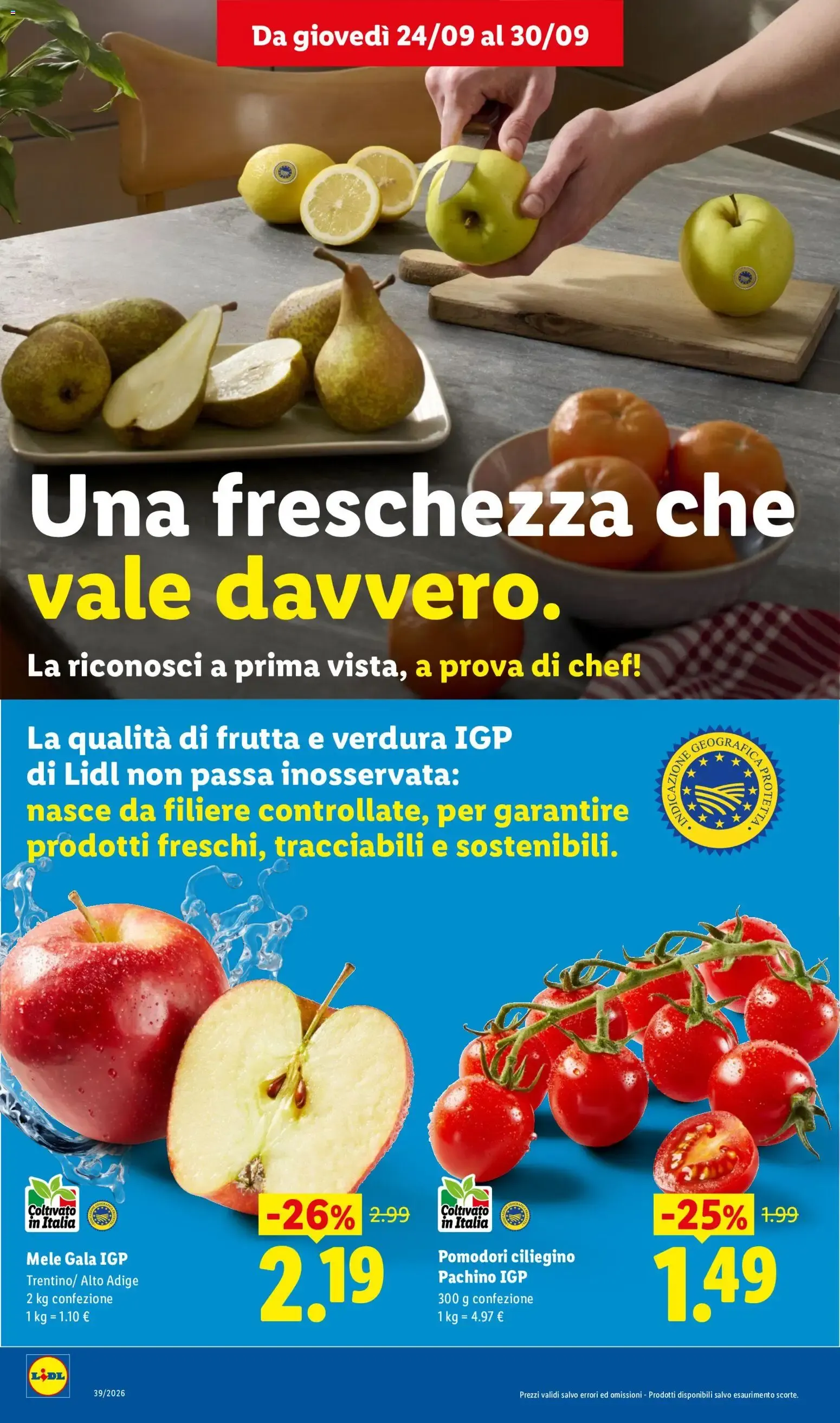 Lidl: Offerte frutta e verdura da 24 settembre a 30 settembre di 2026 - Pagina del volantino 4