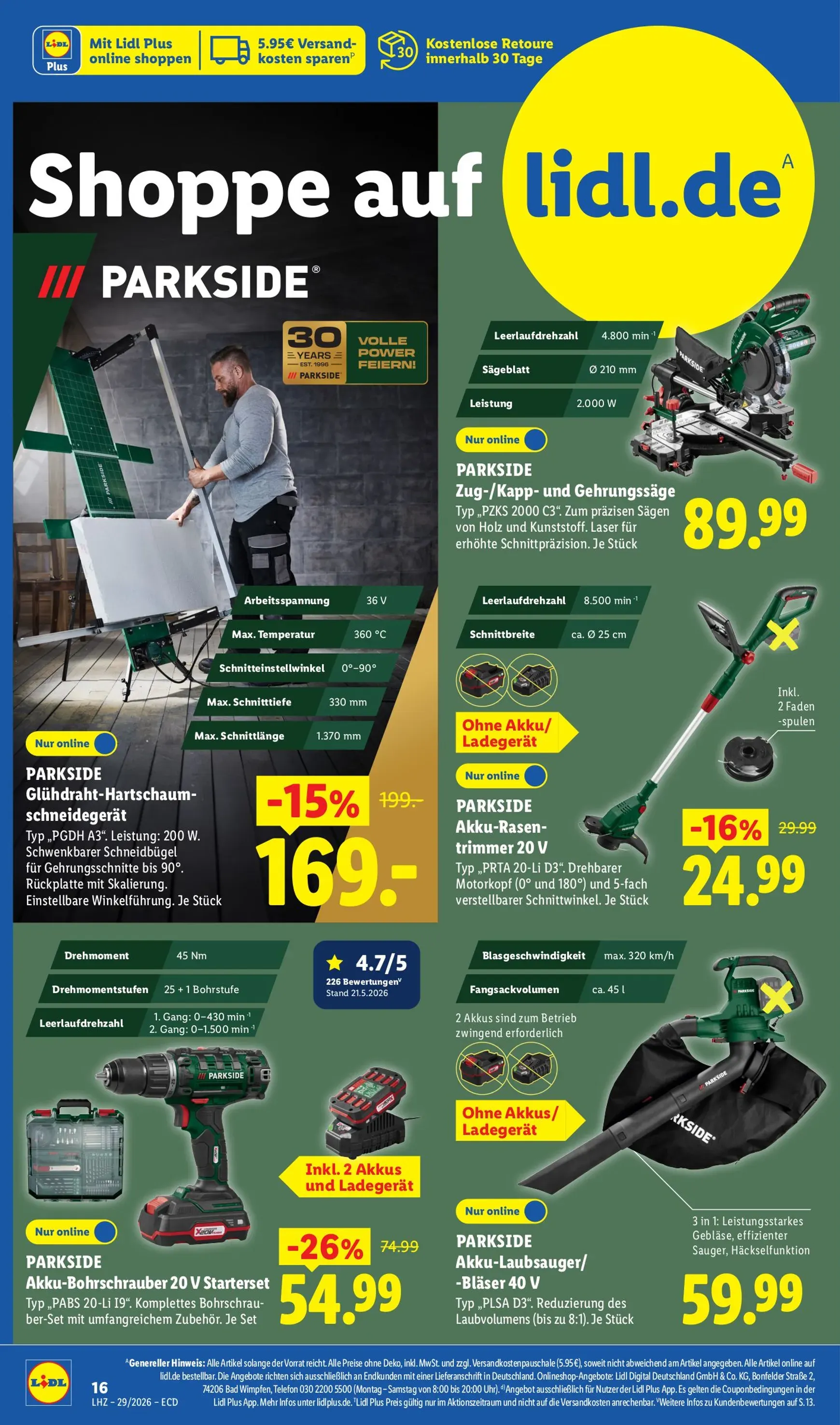 Lidl - Angebot der Woche Prospekt nächste Woche – von Montag 13.07.2026 bis Samstag 18.07.2026 von 13. Juli bis 18. Juli 2026 - Prospekt seite 10