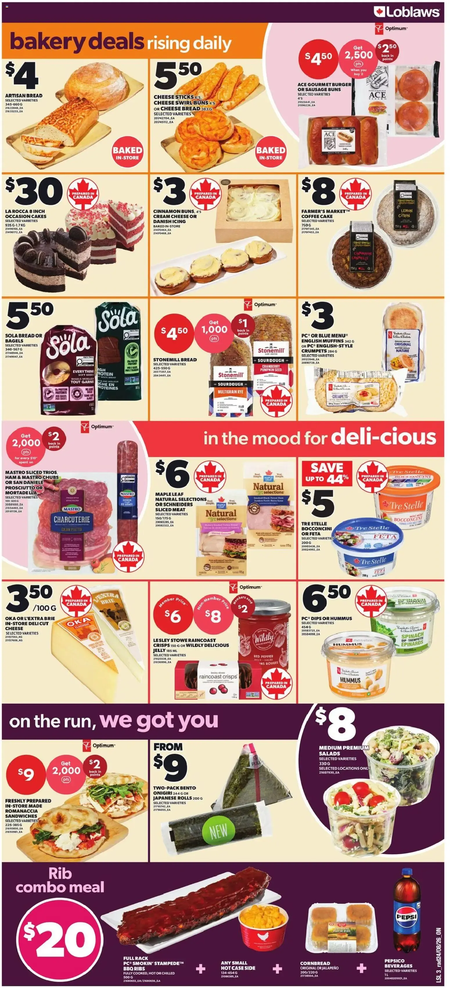 Loblaws weekly flyer / circulaire from Aug 27, 2026 > weekly specials & deals from August 27 to September 2 2026 - flyer page 4