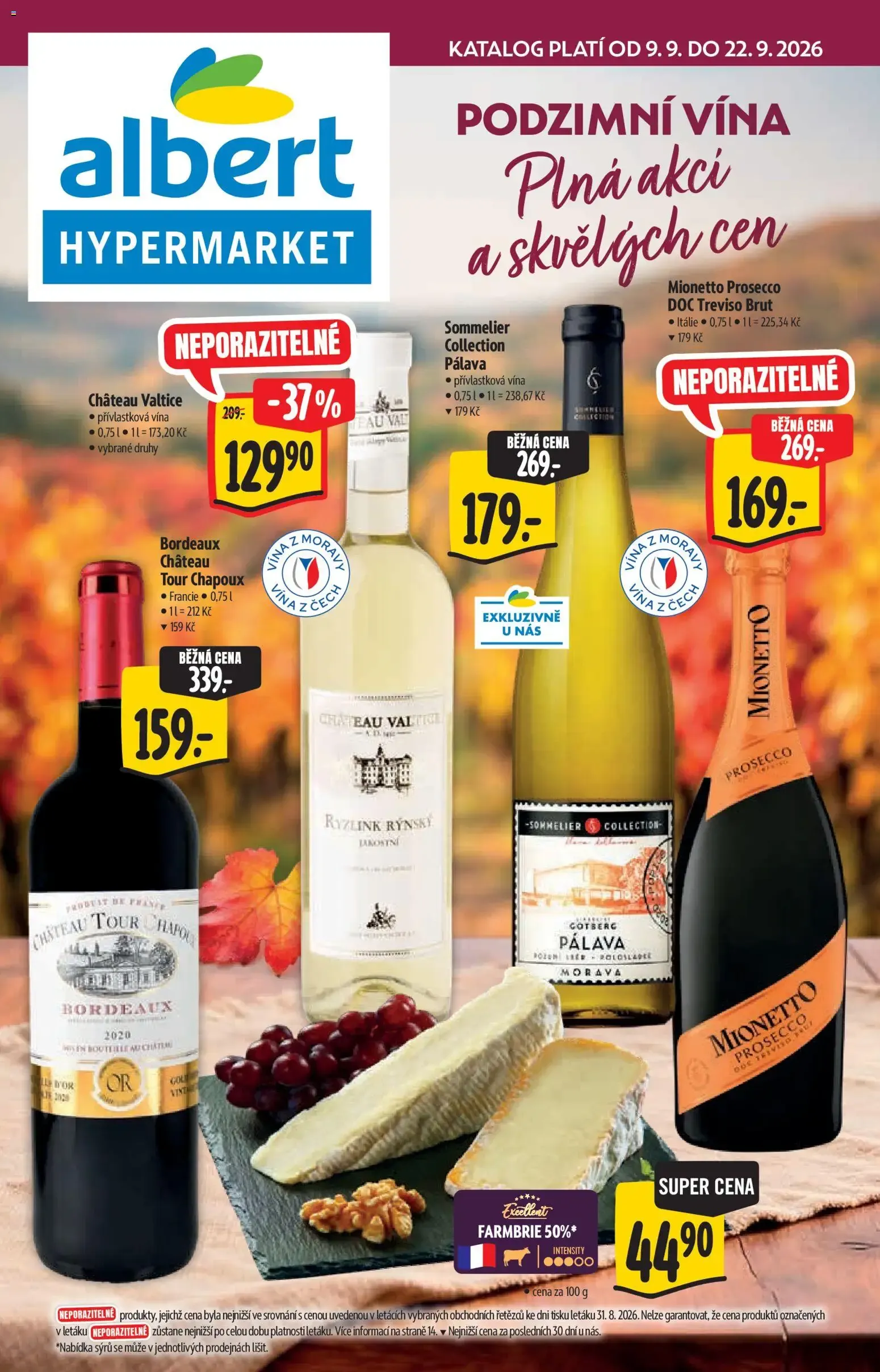 Albert katalog - Hypermarket - Víno od 09.09.2026 - Akční leták - 9. září 22. září 2026 - Page 1