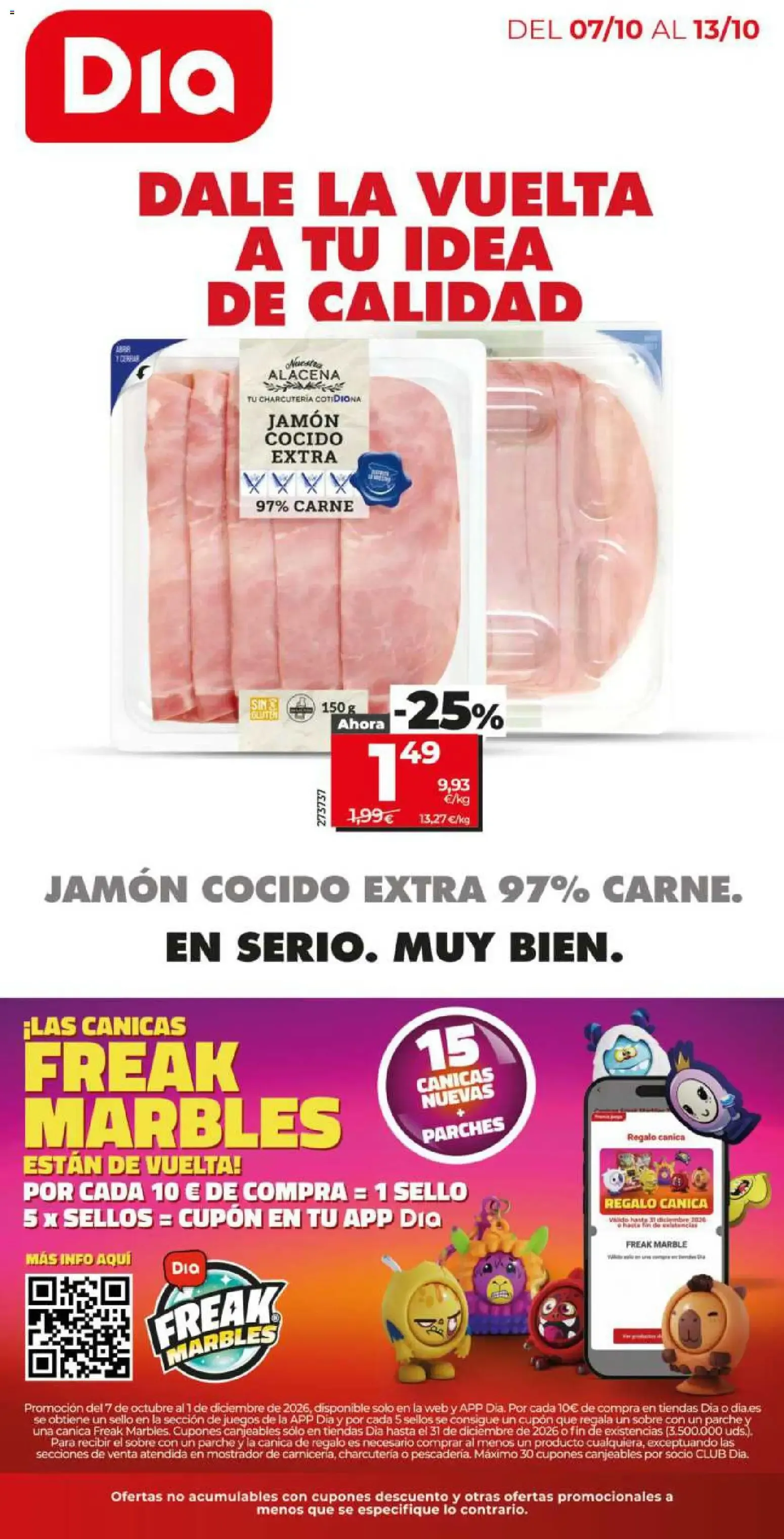 Catálogo de Dia - folleto del 07/10/2026 | Ofertas 7 de octubre al 13 de octubre 2026 - Página 1