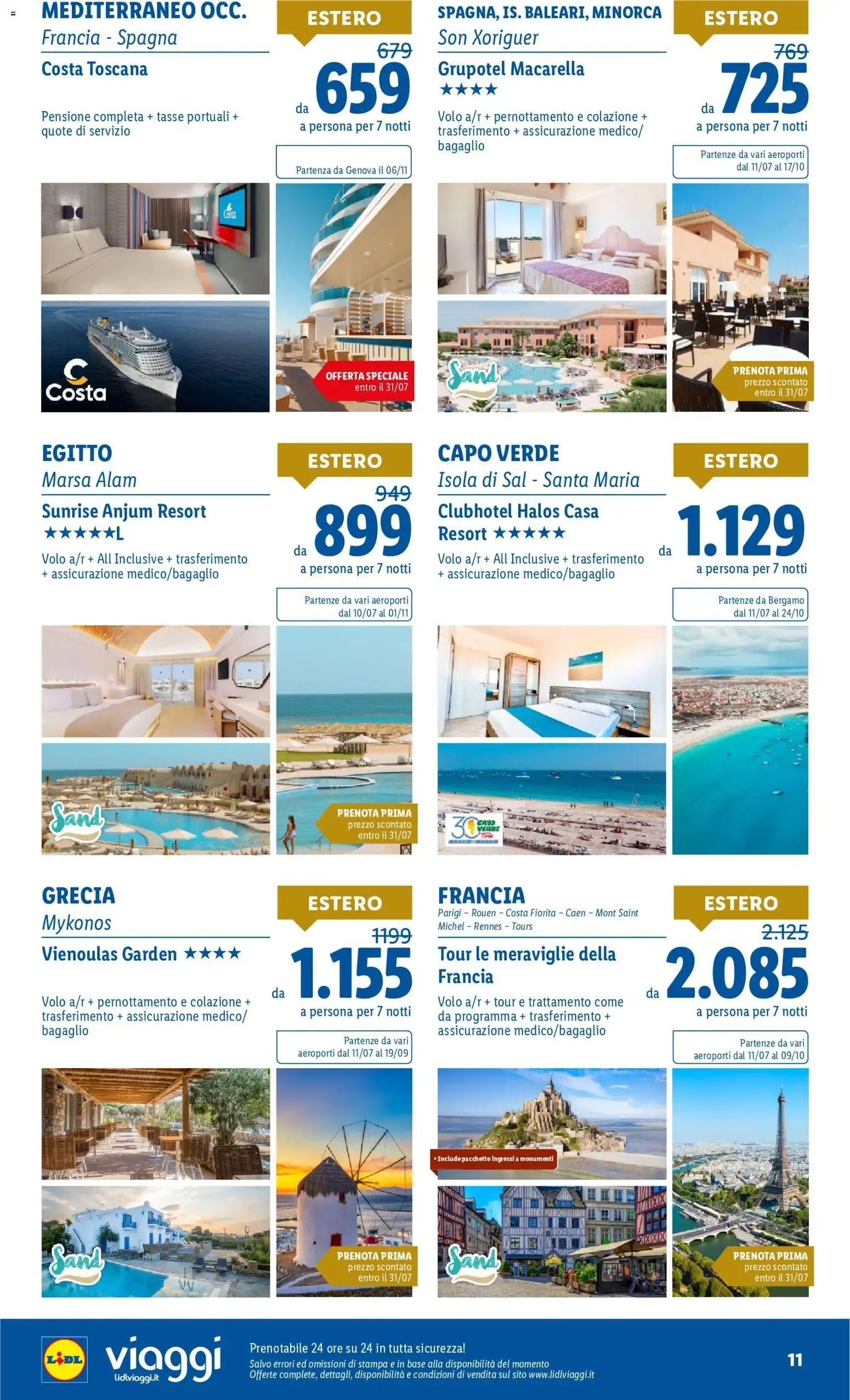 Lidl Viaggi: Cilento da 1 luglio a 31 agosto di 2026 - Pagina del volantino 11