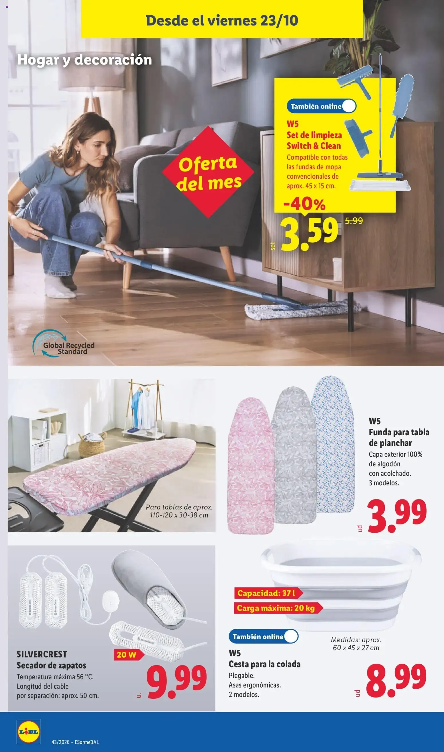 Catálogo de Lidl folleto de bazar del 19/10/2026 | Ofertas 19 de octubre al 25 de octubre 2026 - Página 24