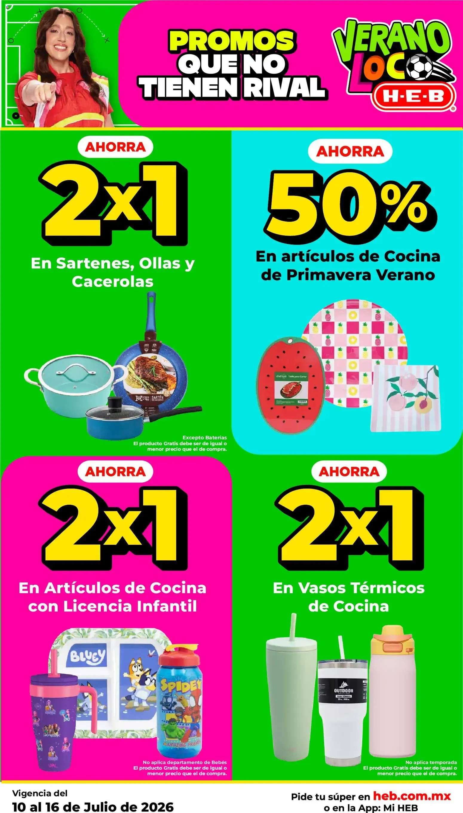 Catálogo de Verano Loco H-E-B 10 de julio al 16 de julio 2026 - Pagina 10