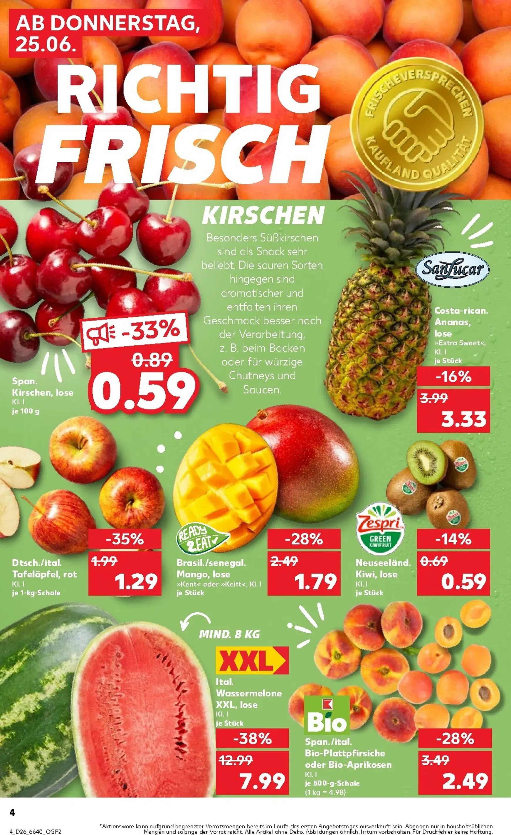 Neuer Kaufland Prospekt – von Donnerstag 25.06.2026 bis Mittwoch 01.07.2026 von 25. Juni bis 1. Juli 2026 - Prospekt seite 4