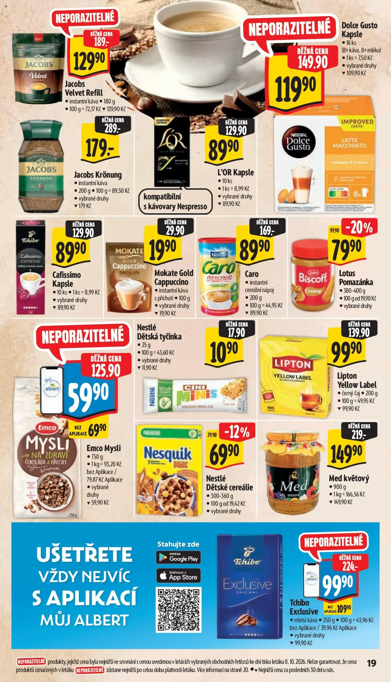 Albert leták - Supermarket Šumperk od 14.10.2026 - Akční leták - 14. října 20. října 2026 - Page 33