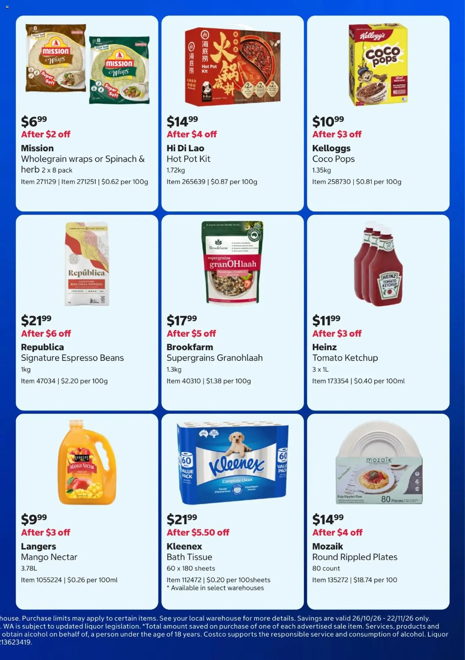 Costco catalogue valid from 26/10/2026 > Online Australia - Catalogue valid from 26 October to 22 November 2026 - page 7
