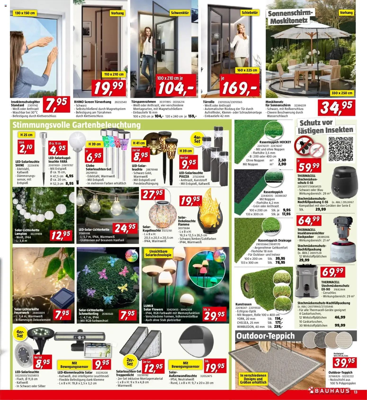 Bauhaus Prospekt aktuell von 26.05.2026 - Aktuelle Angebote von 26. Mai bis 14. Juni 2026 - Flugblätt seite  13