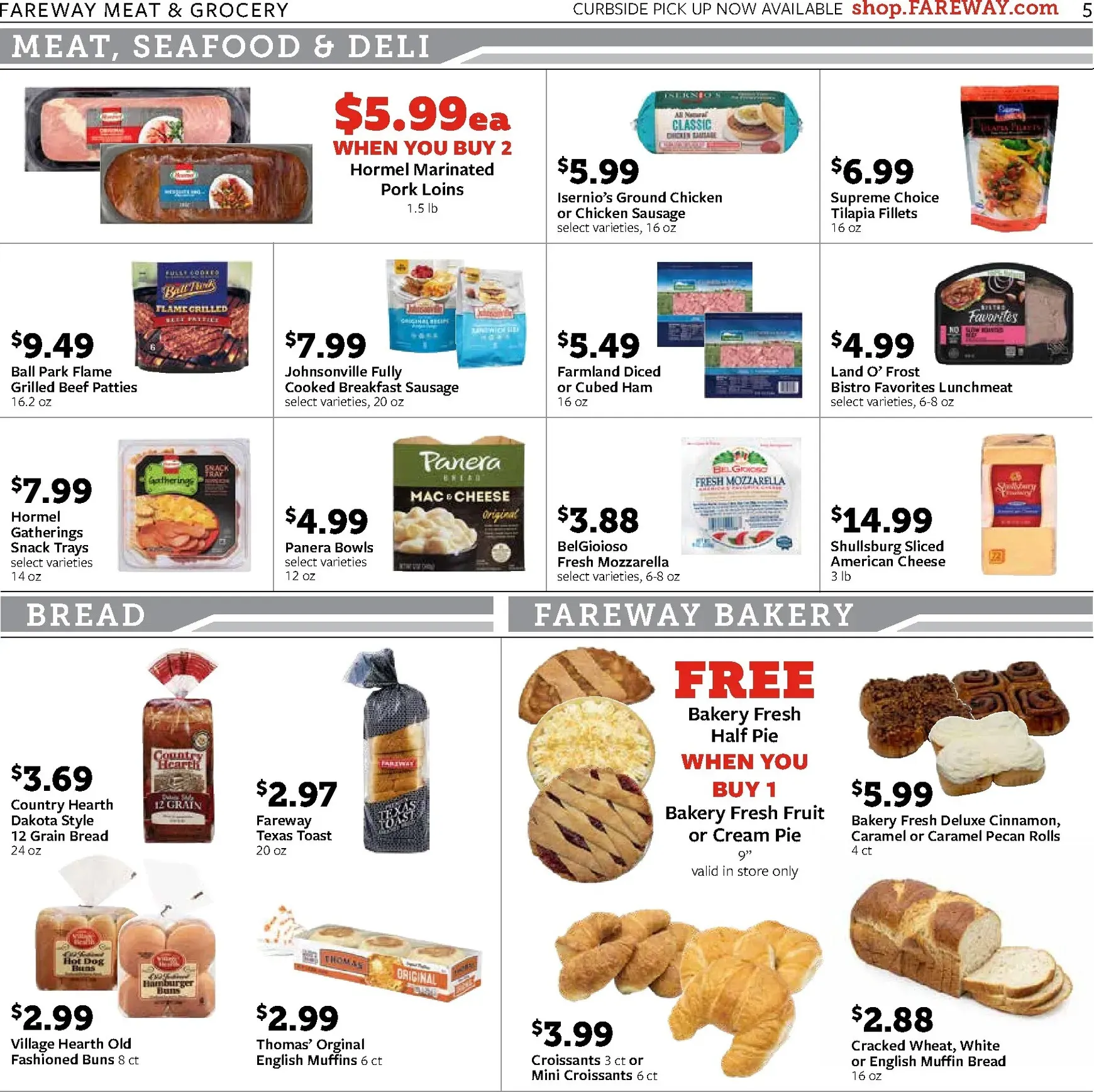 Weekly promotion Fareway - Back to Savings spanning from August 17 to August 22 2026 - Page 5 for Catalogue 365