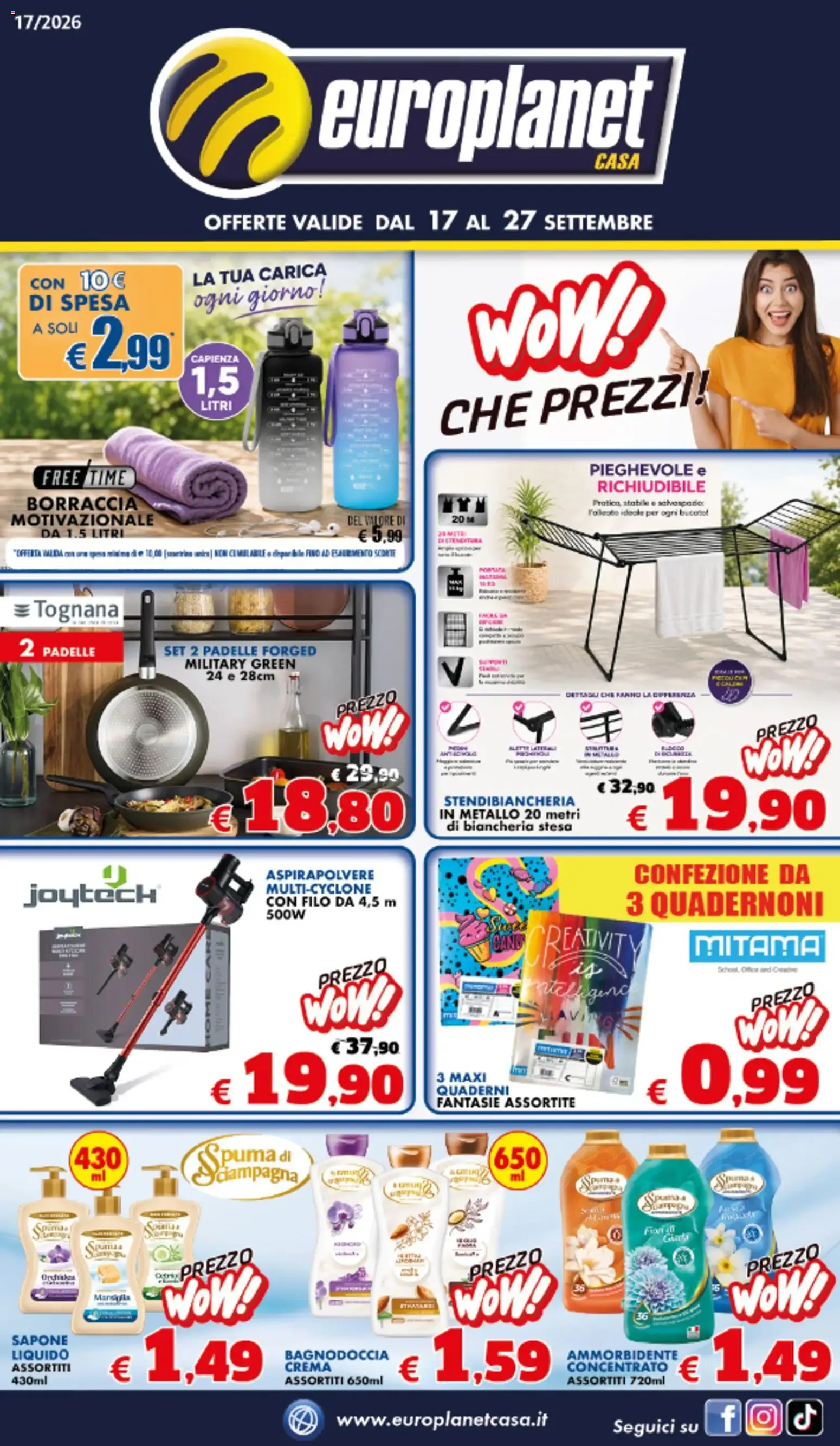Nuovo Europlanet Casa volantino dal 17/09/2026 > offerte anteprima 🛍️