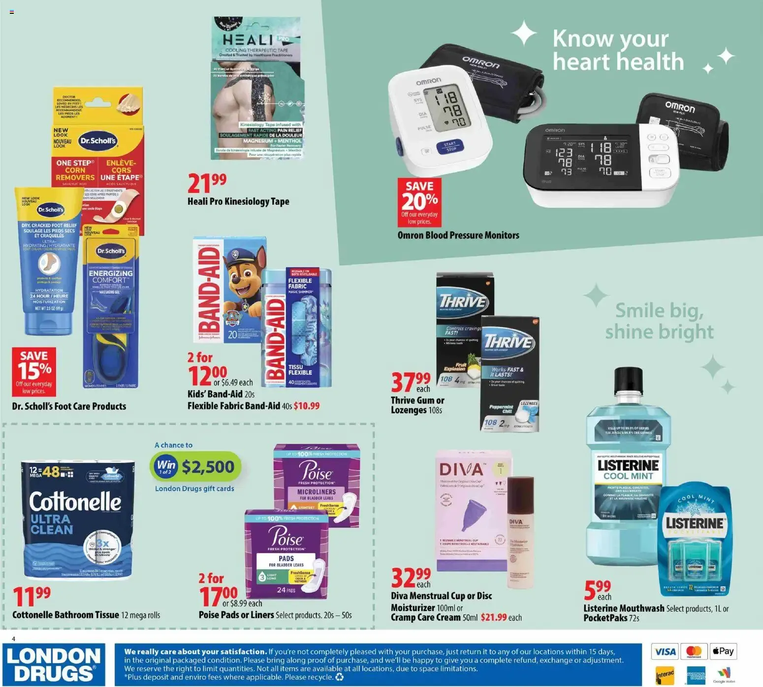 London Drugs flyer - Healthy Savings Event from Sep 3, 2026 > weekly specials & deals from September 3 to September 23 2026 - flyer page 4