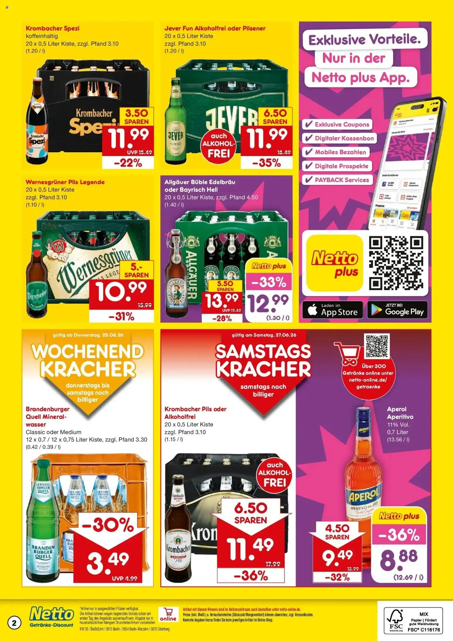 Netto Marken-Discount Prospekt Berlin (ab 22.06.2026) » Angebote von 22. Juni bis 27. Juni 2026 - Prospekt seite 2