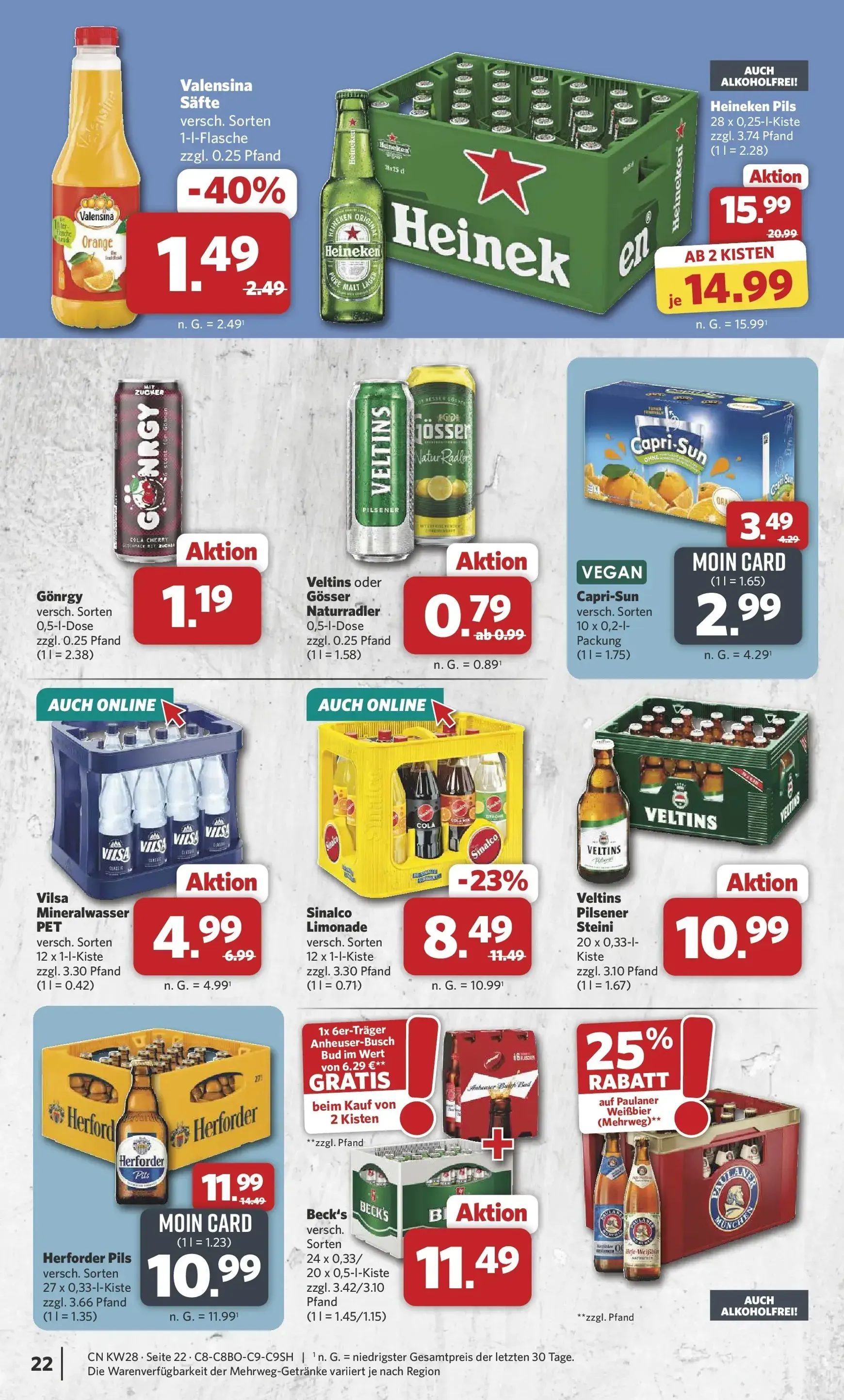 Combi Prospekt – von Montag 06.07.2026 bis Samstag 11.07.2026 von 6. Juli bis 11. Juli 2026 - Prospekt seite 22