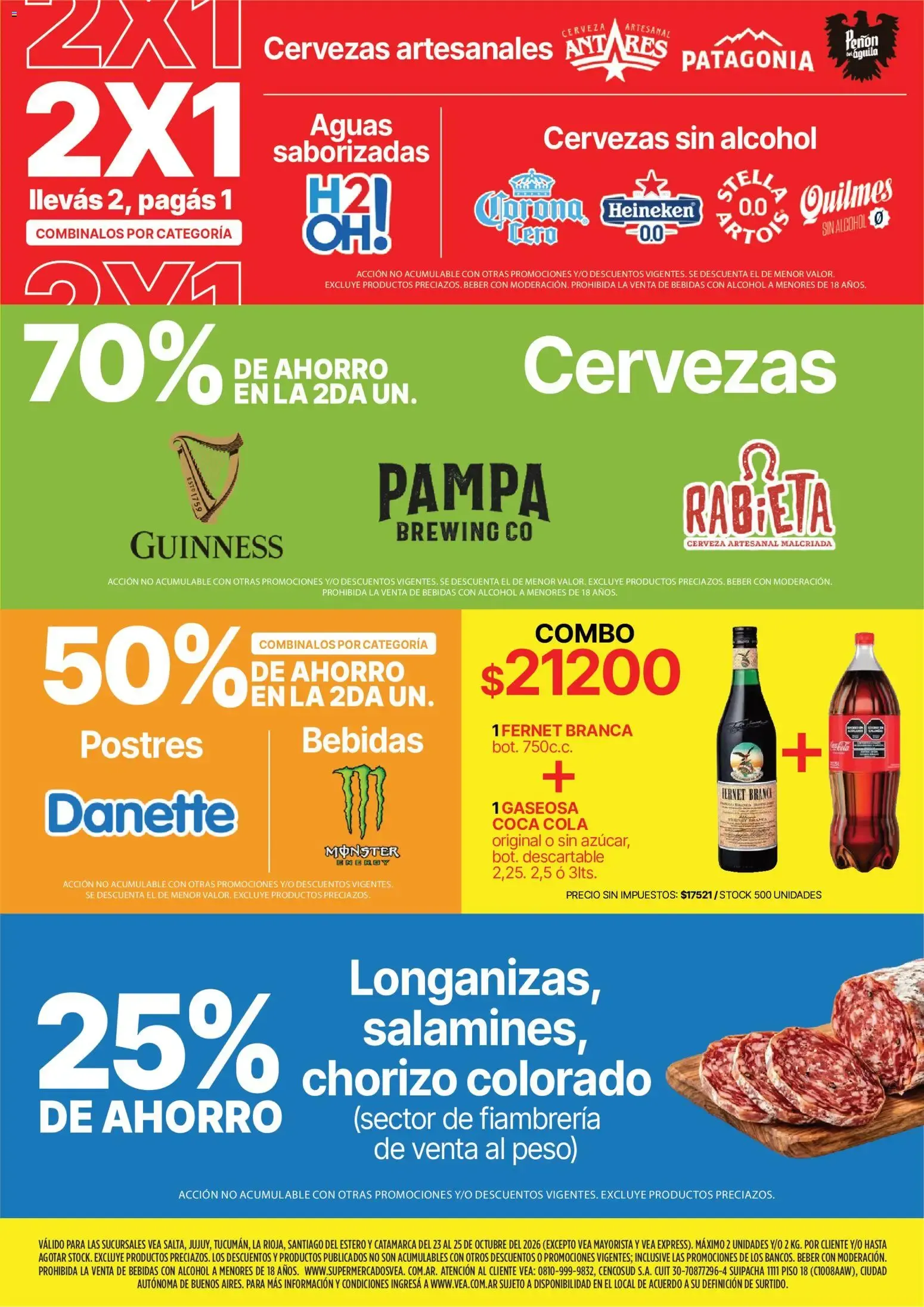 Ofertas de Vea - Fin de semana de ahorro | NOA del 23/10/2026 - 25/10/2026 23 de octubre al 25 de octubre 2026 - Página 6 del catálogo