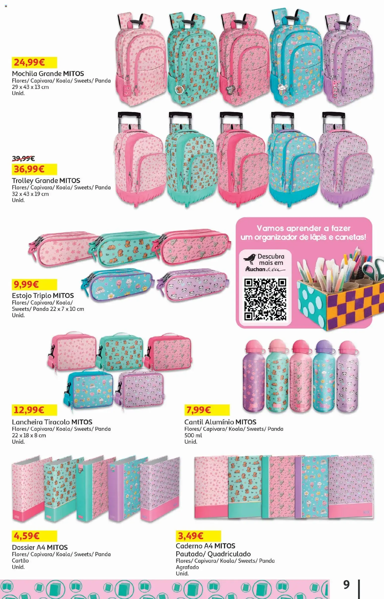 Folheto Auchan - Folheto Escolar » de 05/08/2026 - 03/09/2026 de 5 de agosto até 3 de setembro 2026 - Pagina 9