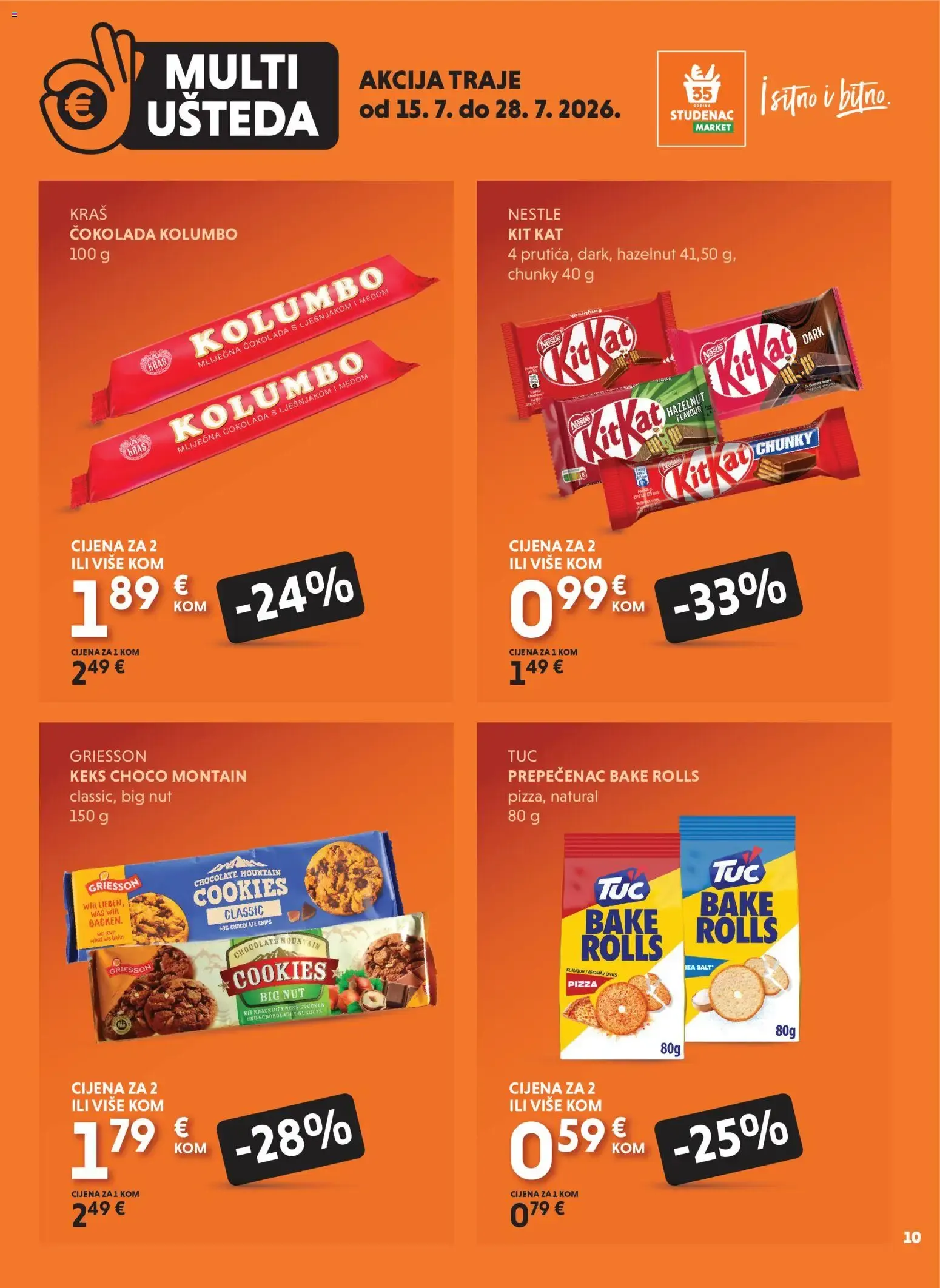 Katalog Multi Ušteda od 15. srpnja do 28. srpnja 2026. - Pregled Stranica 10