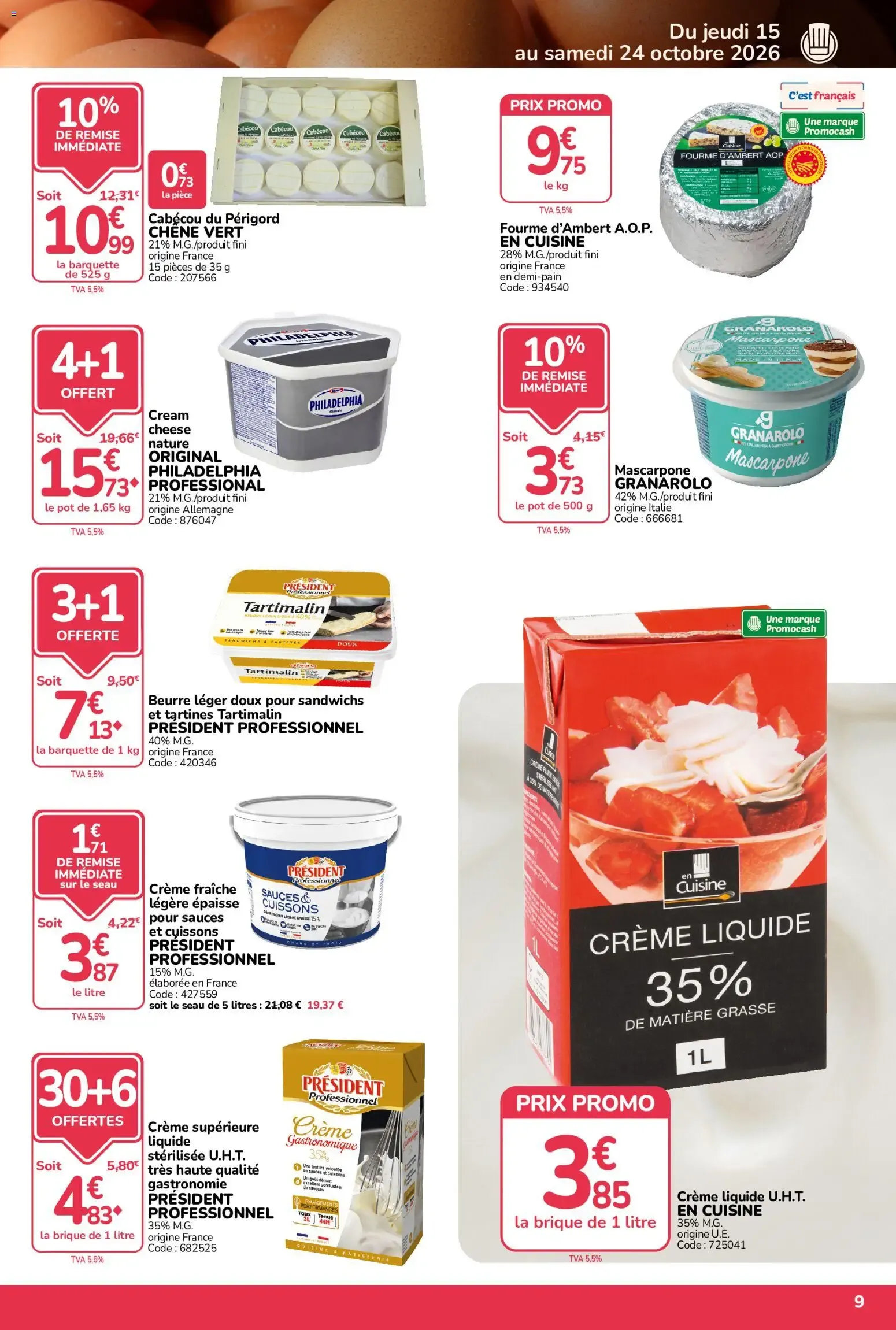 Promocash catalogue à partir du 15/10/2026 - promo en ligne du 15 octobre au 24 octobre 2026 - Catalogue page 9